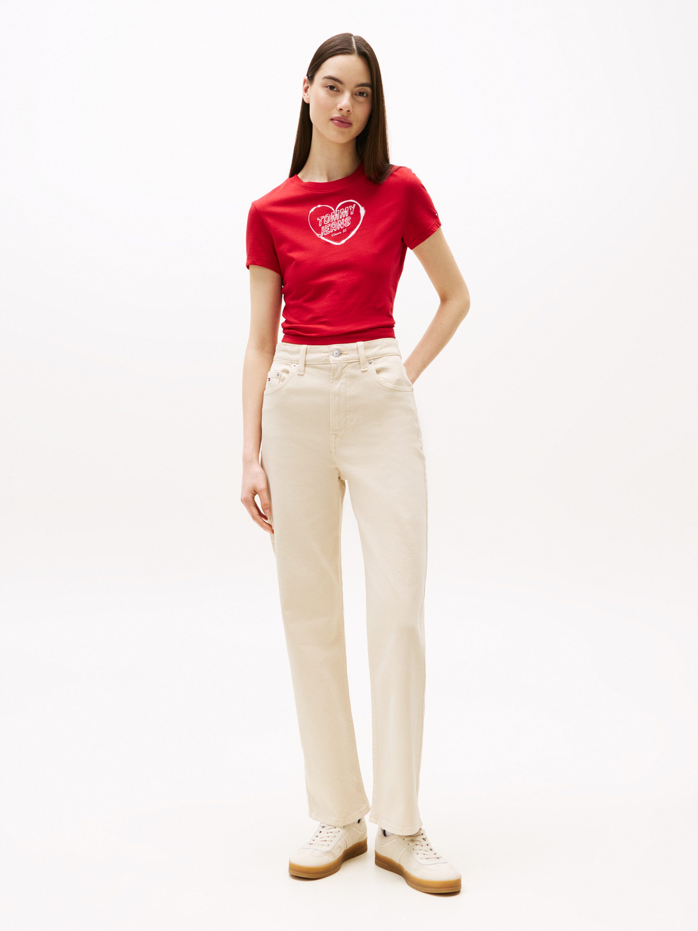 TOMMY JEANS Geweven broek TJW LAYLA HR SLIM STR GMD