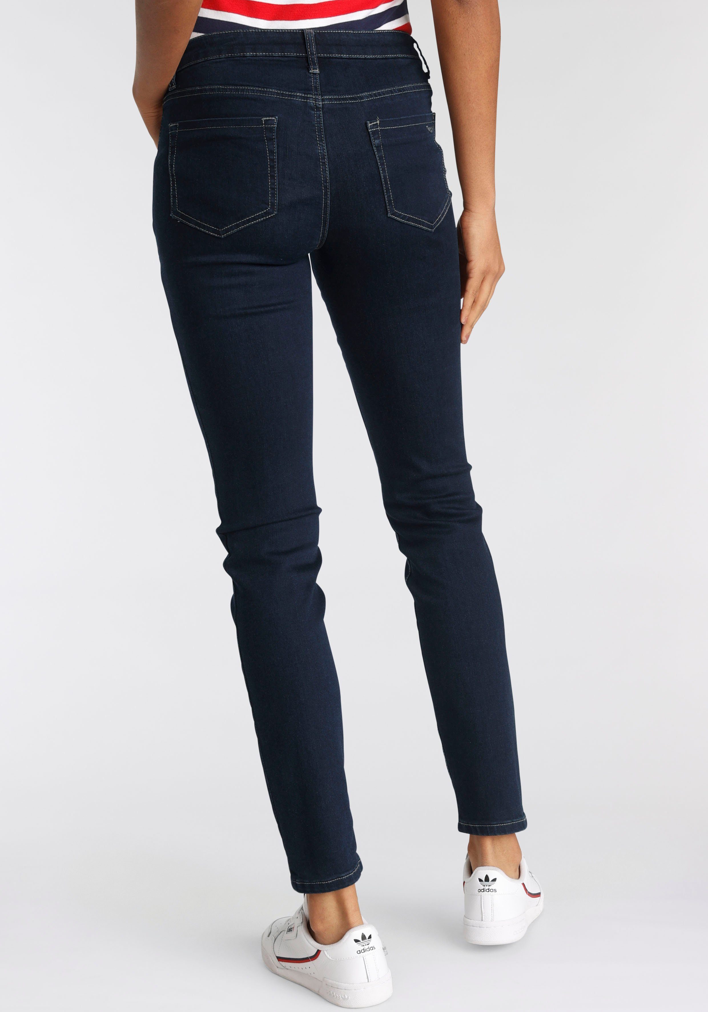 Arizona Skinny fit jeans Ultra Stretch extra-strakke been verloop, normale taille, met steekzakken