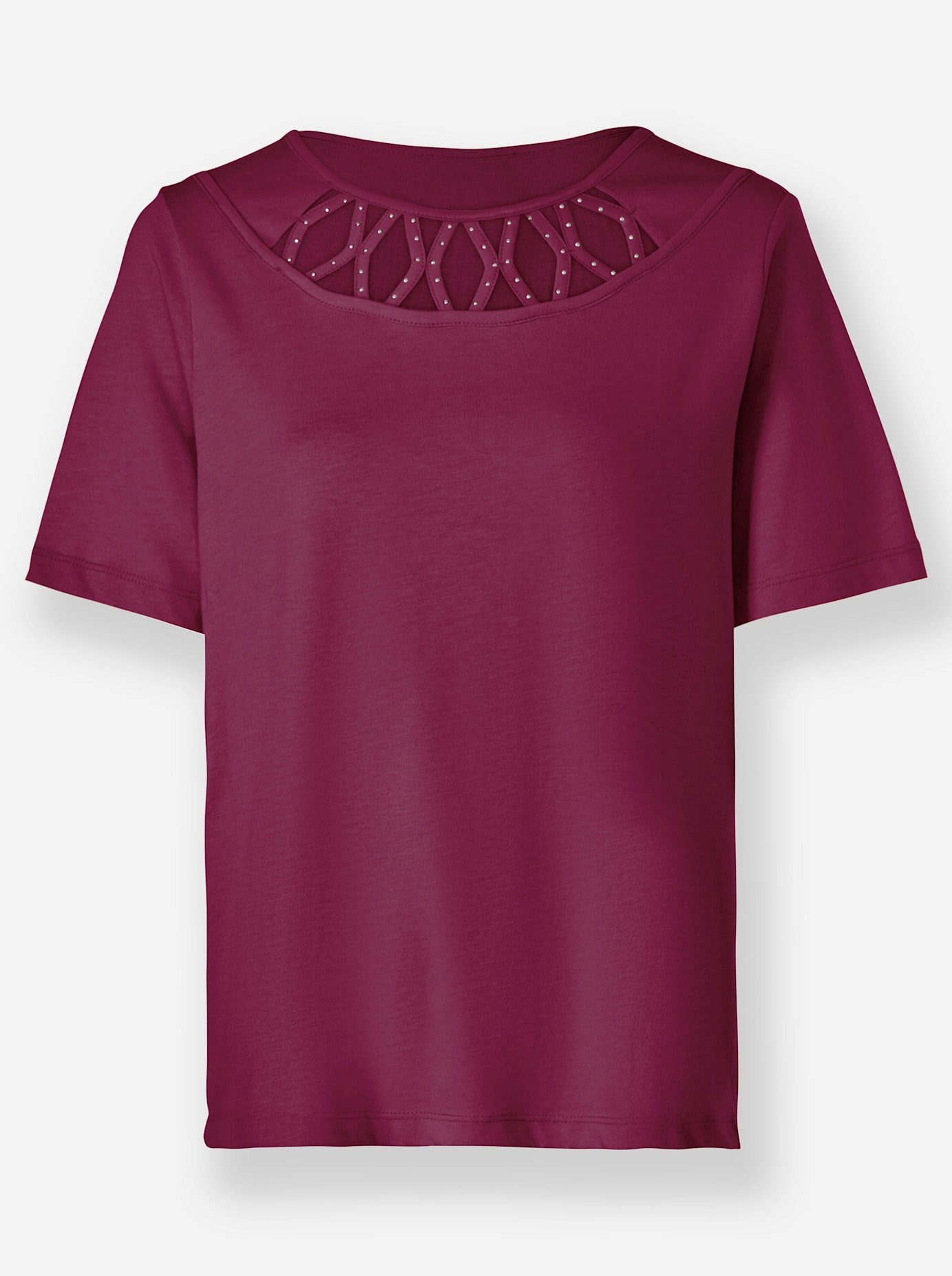 Lady Shirt met ronde hals Shirt (1-delig)