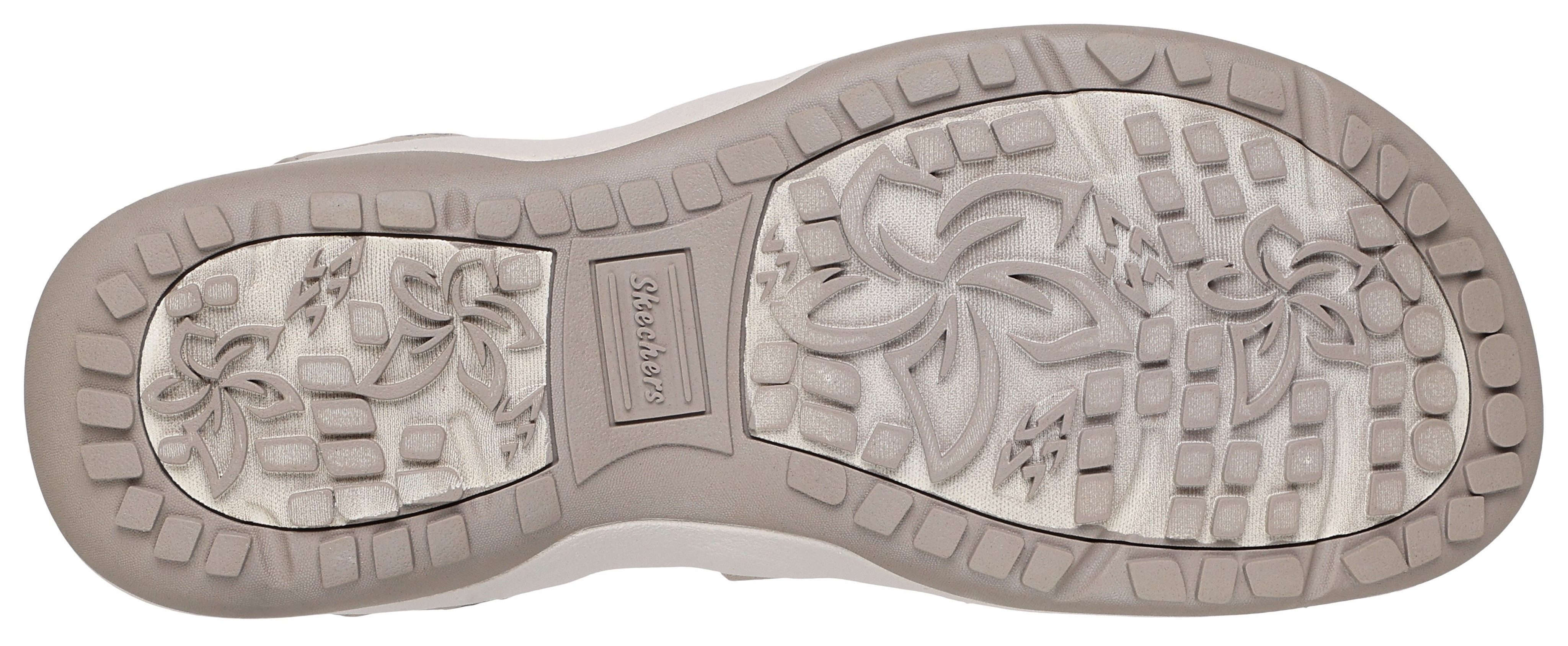 Skechers Sandalen REGGAE SLIM-STRETCH FLEX , flats, trekking sandaal met slip-ins functie