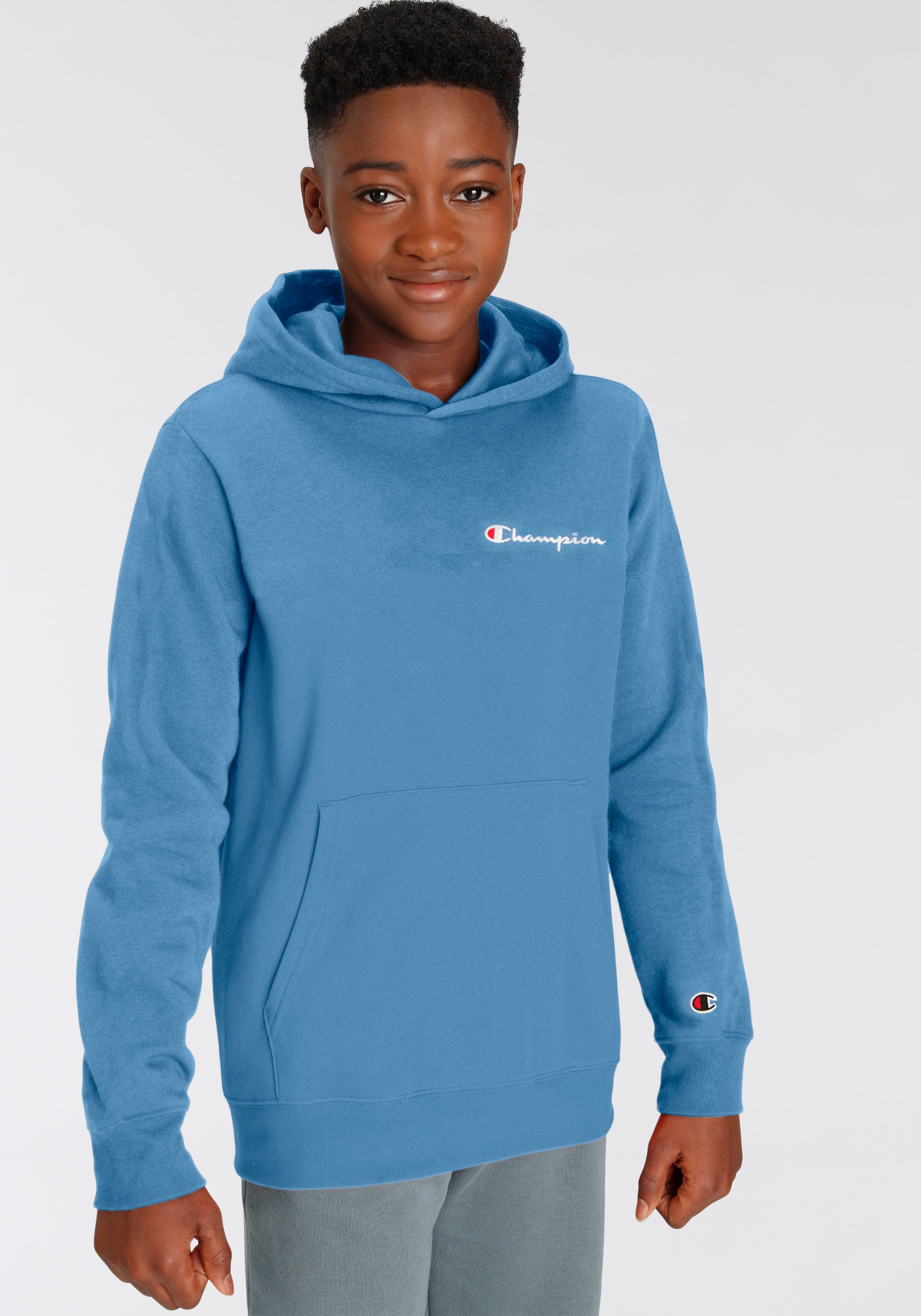 Champion Script Logo Fleece Hoodie Junior