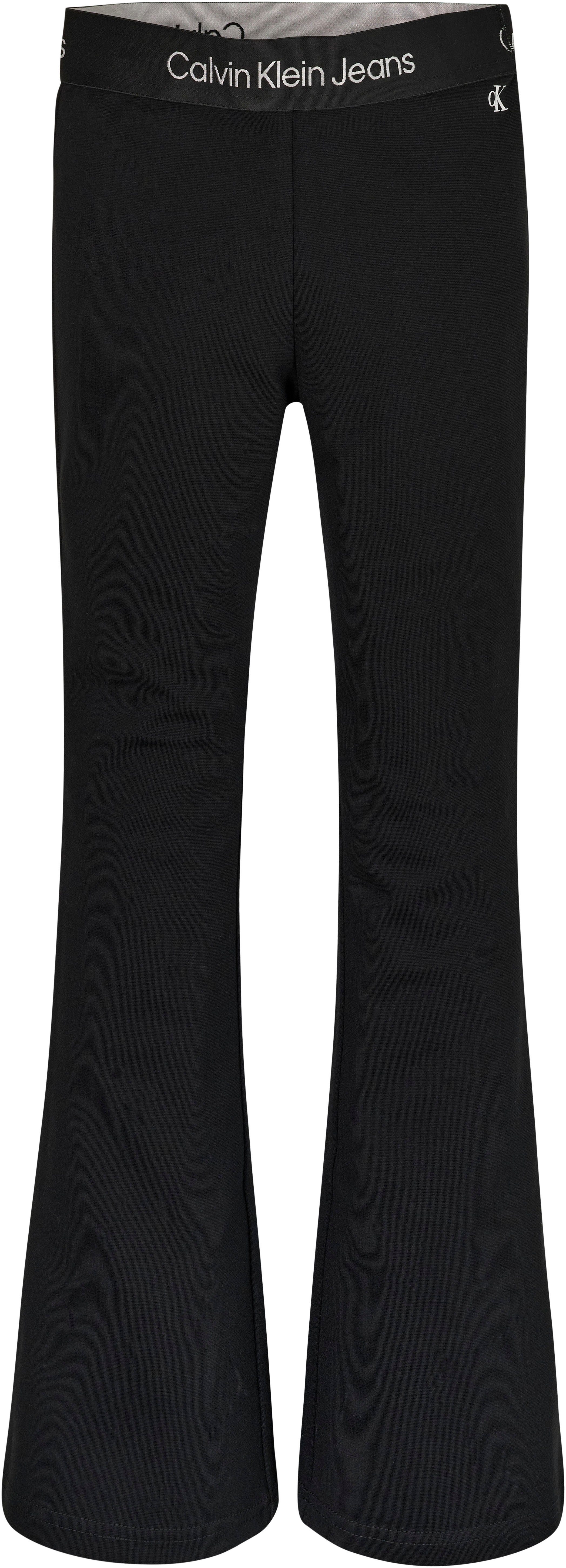 Calvin Klein Jerseybroek PUNTO TAPE FLARE PANTS