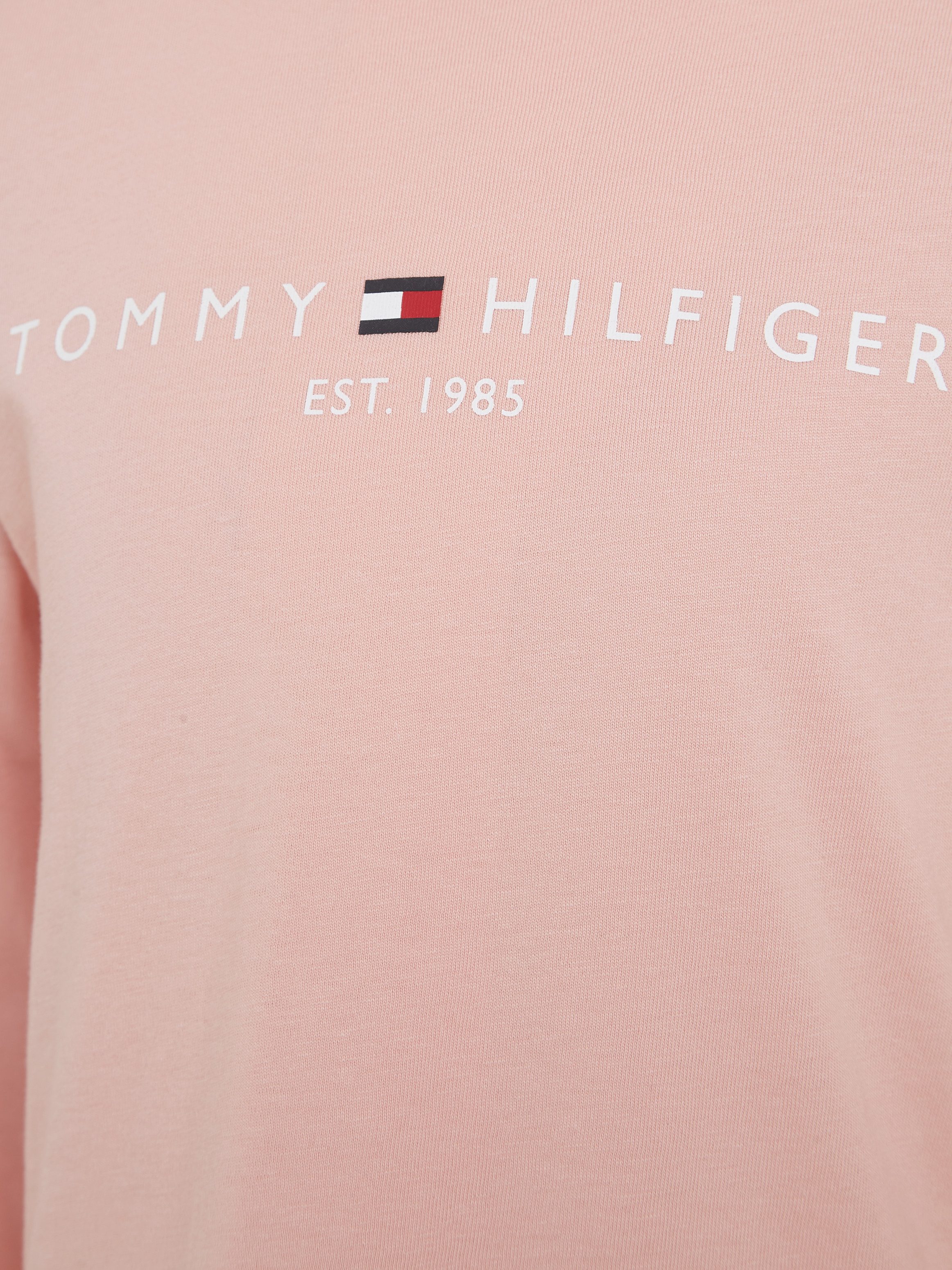 Tommy Hilfiger Shirt met lange mouwen ESSENTIAL TEE L/S met tommy hilfiger-logo-opschrift