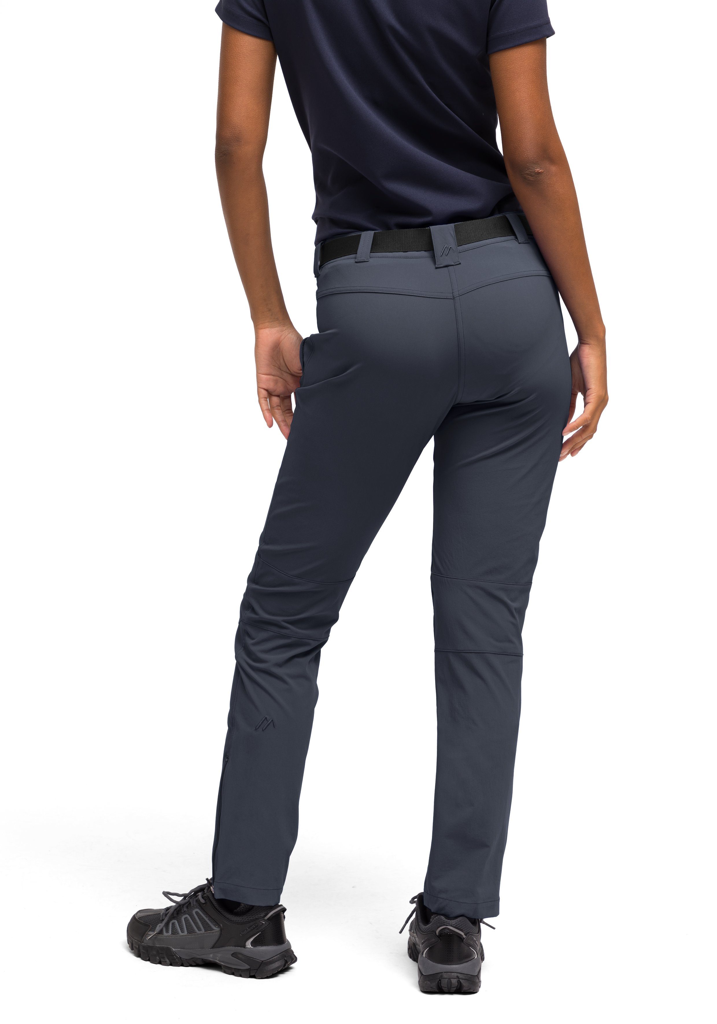 Maier Sports Functionele broek Inara slim Heren wandelbroek, ademende outdoor-broek, 4 zakken, slim fit