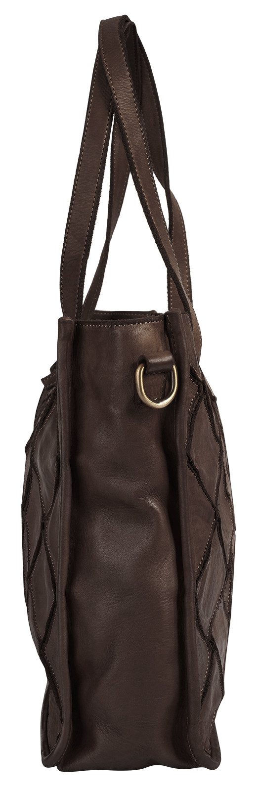 Samantha Look Shopper echt leer made in italy
