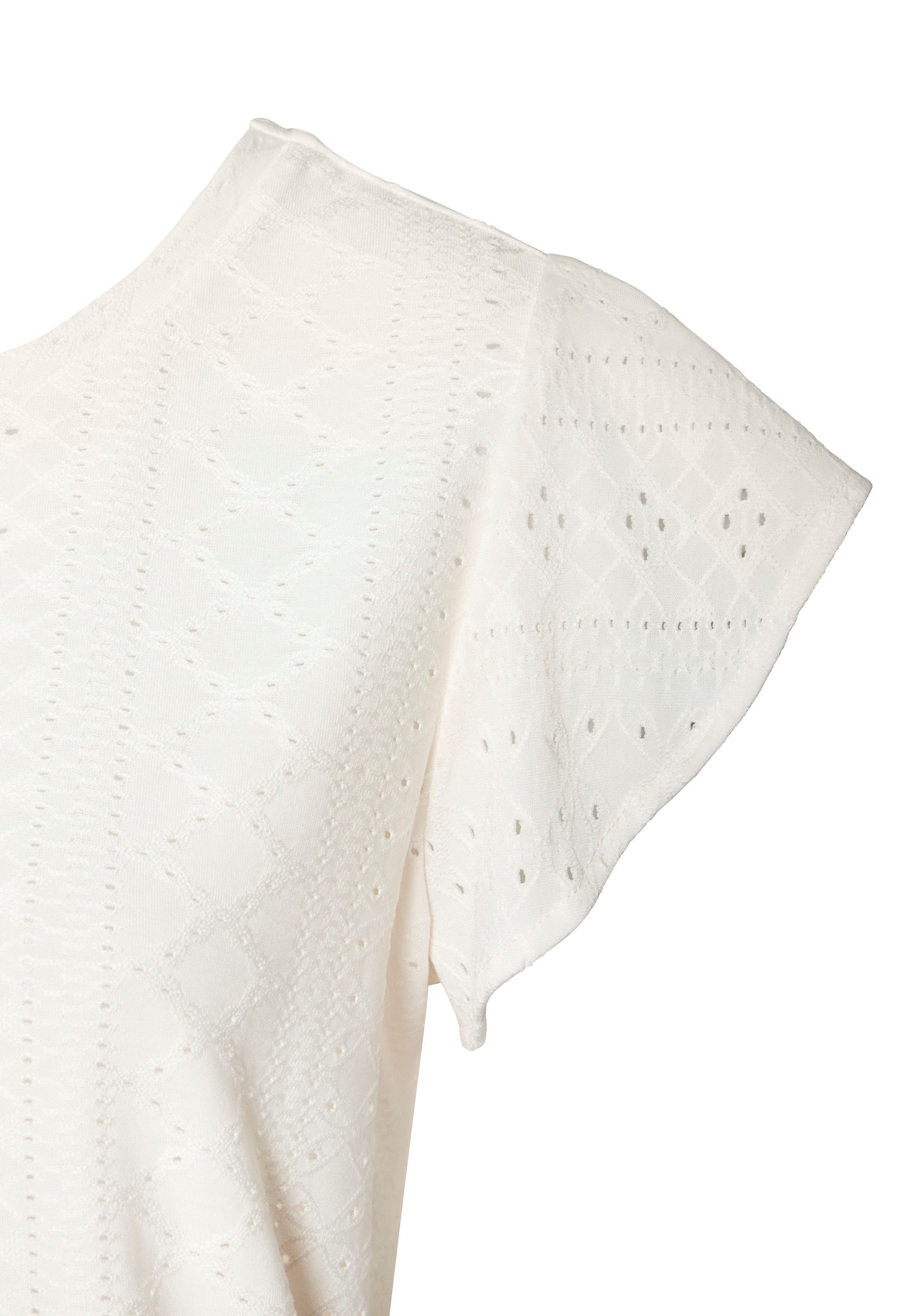 Vivance Shirt met korte mouwen Met broderie anglaise in een gemakkelijk te onderhouden kwaliteit (2-delig, Set van 2)