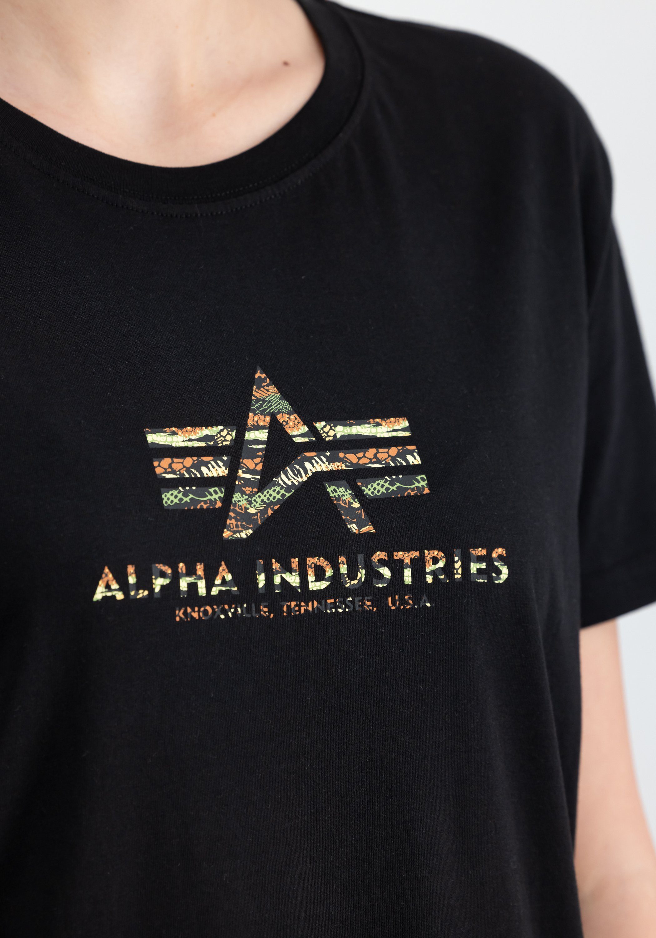 Alpha Industries T-shirt Men T-Shirts Basic T Camo Print Wmn