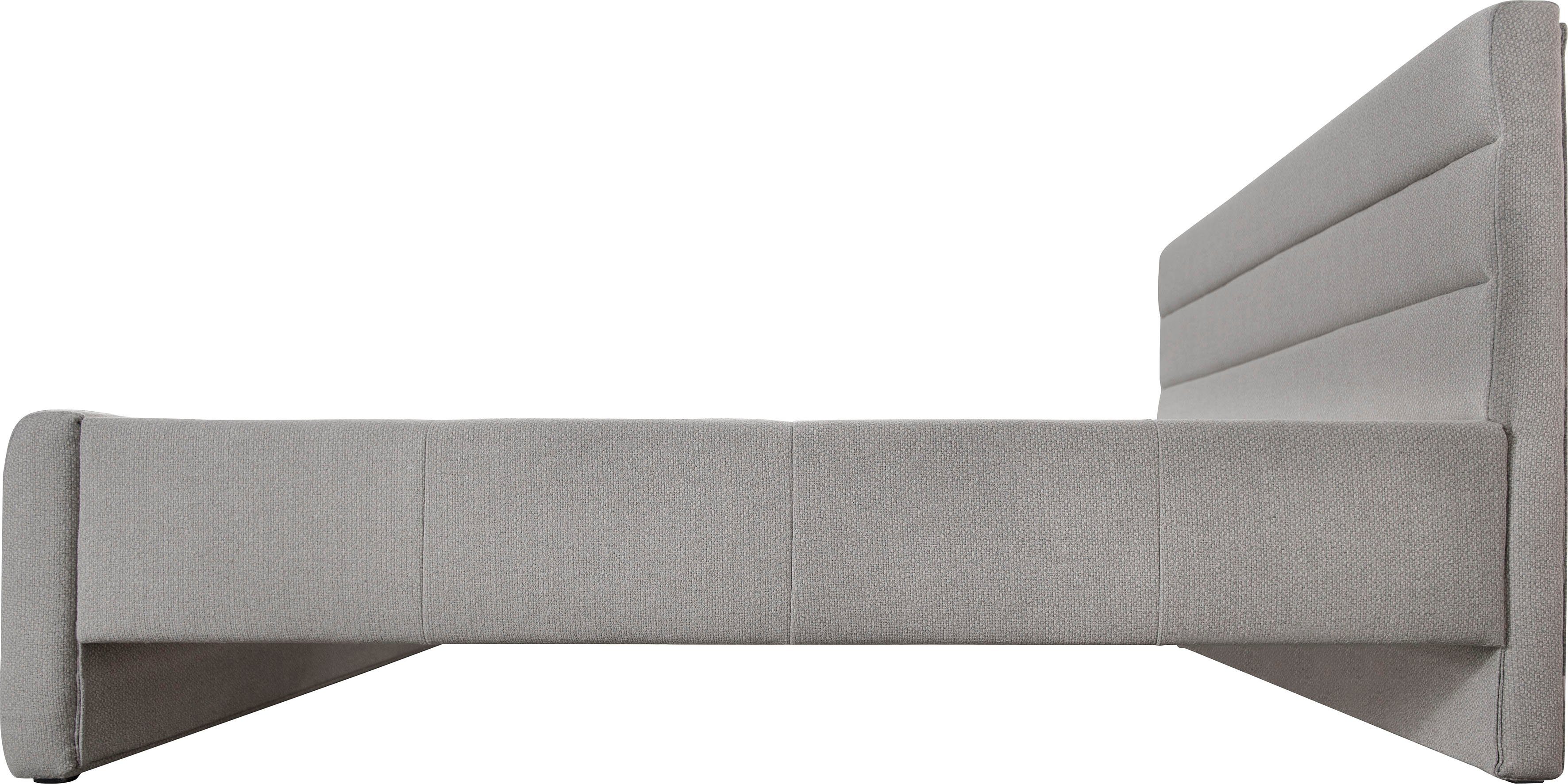 OTTO products Gestoffeerd bed Merrit Dwarsnaad in het hoofd- en voetbord, in 5 breedten, ook in 220 cm lang