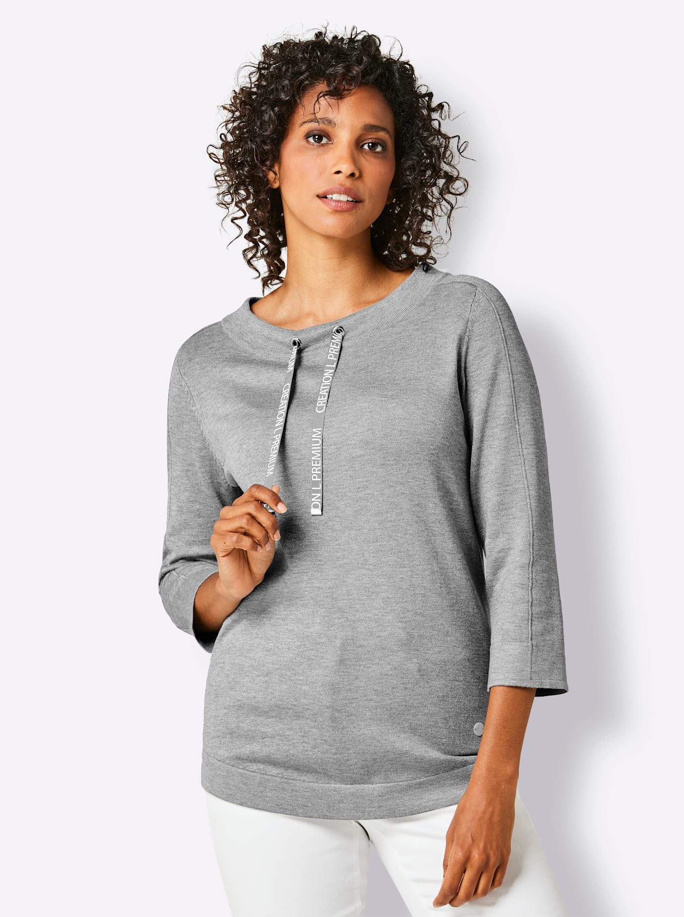 CREATION L PREMIUM Gebreide trui Lyocell-viscose trui