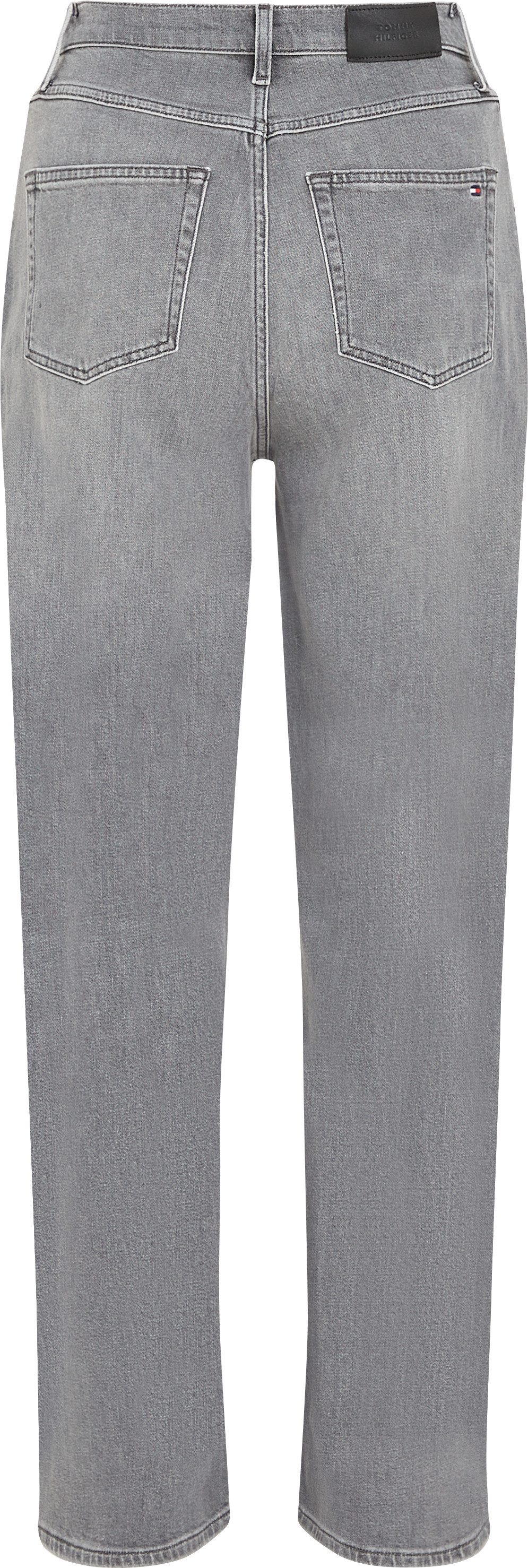 Tommy Hilfiger Straight jeans RELAXED STRAIGHT HW GER met tommy hilfiger logo-badge