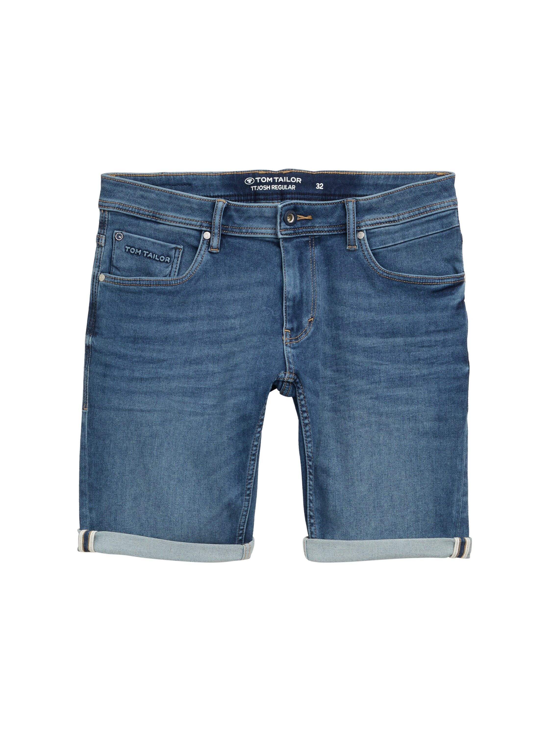 Tom Tailor Jeansshort Josh in five-pocketsstijl