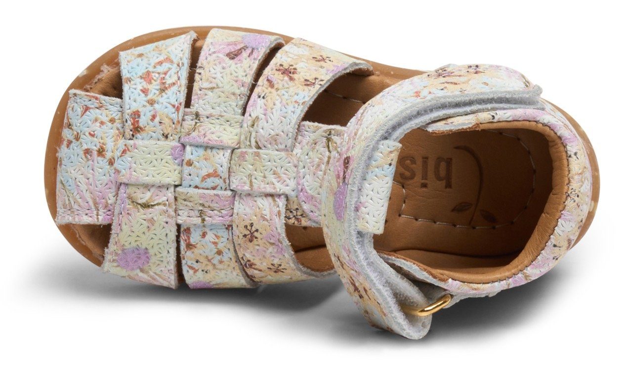 Bisgaard Sandalen Carly , zomerschoen, klittenbandschoen, sandaal, met algehele bloemenprint
