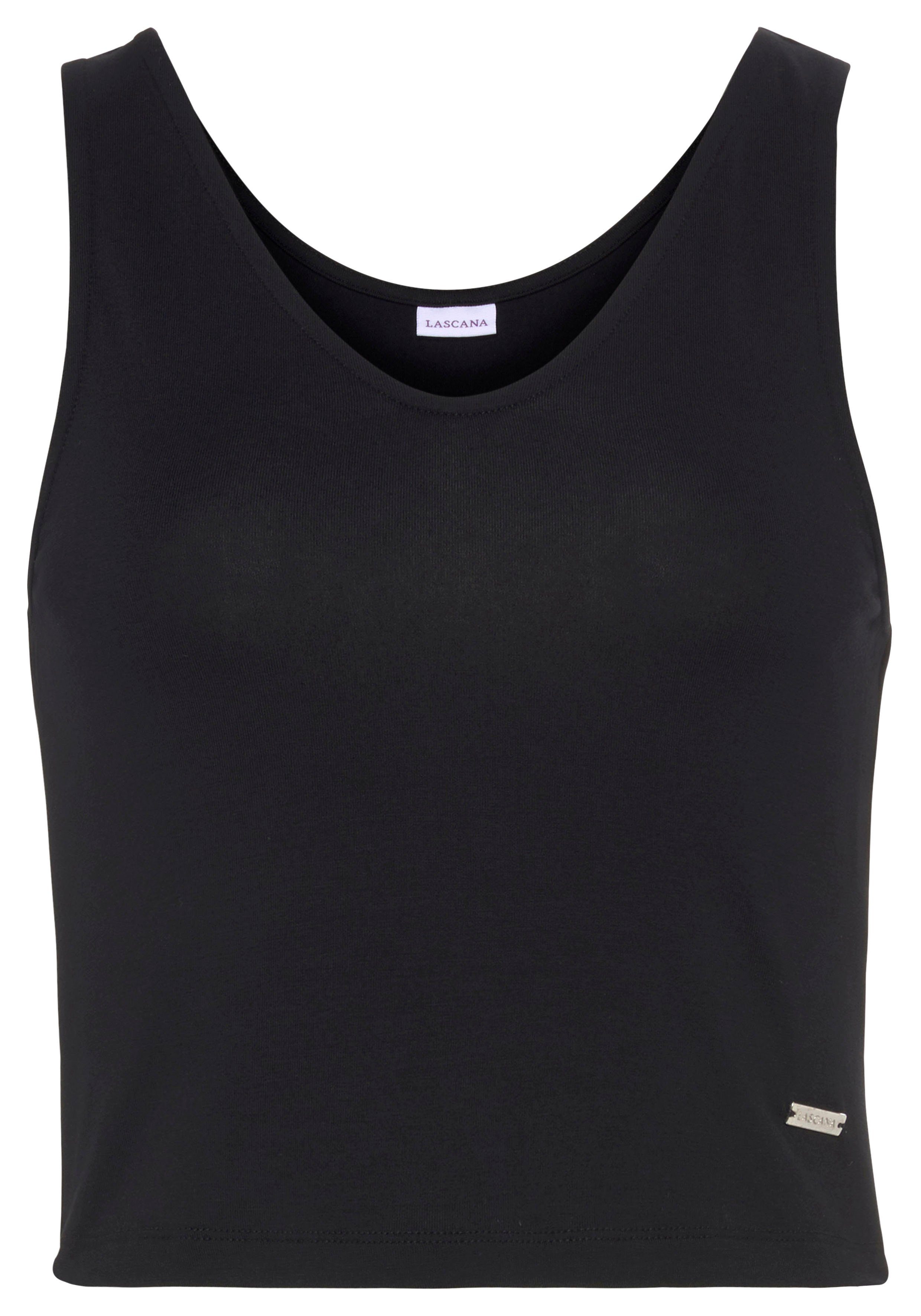 Lascana Tanktop modieus korte snit