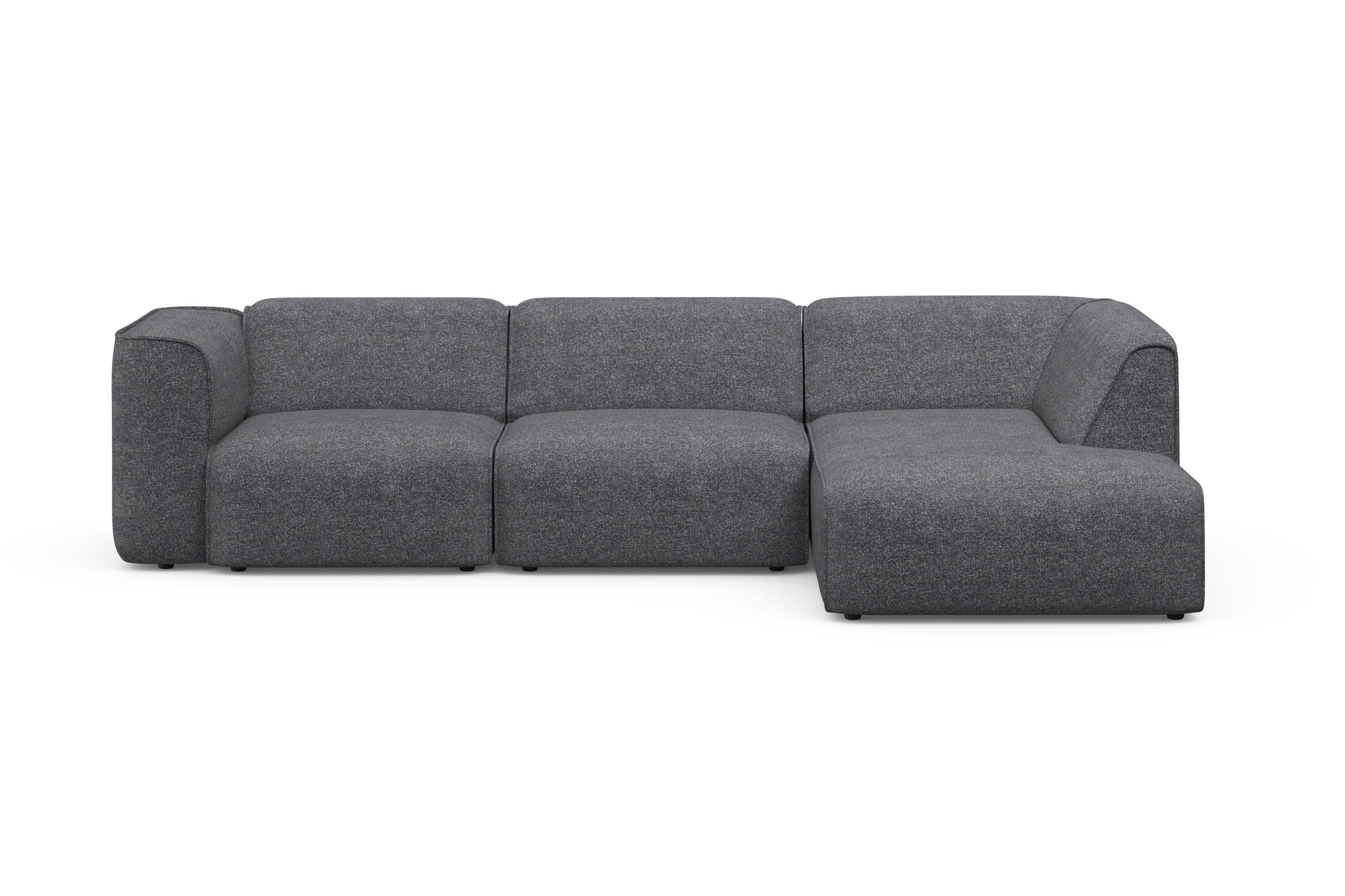 RAUM.ID Hoekbank Merid L-vorm, altijd uitbreidbaar met modules, B/D/H: 295/162/70 cm