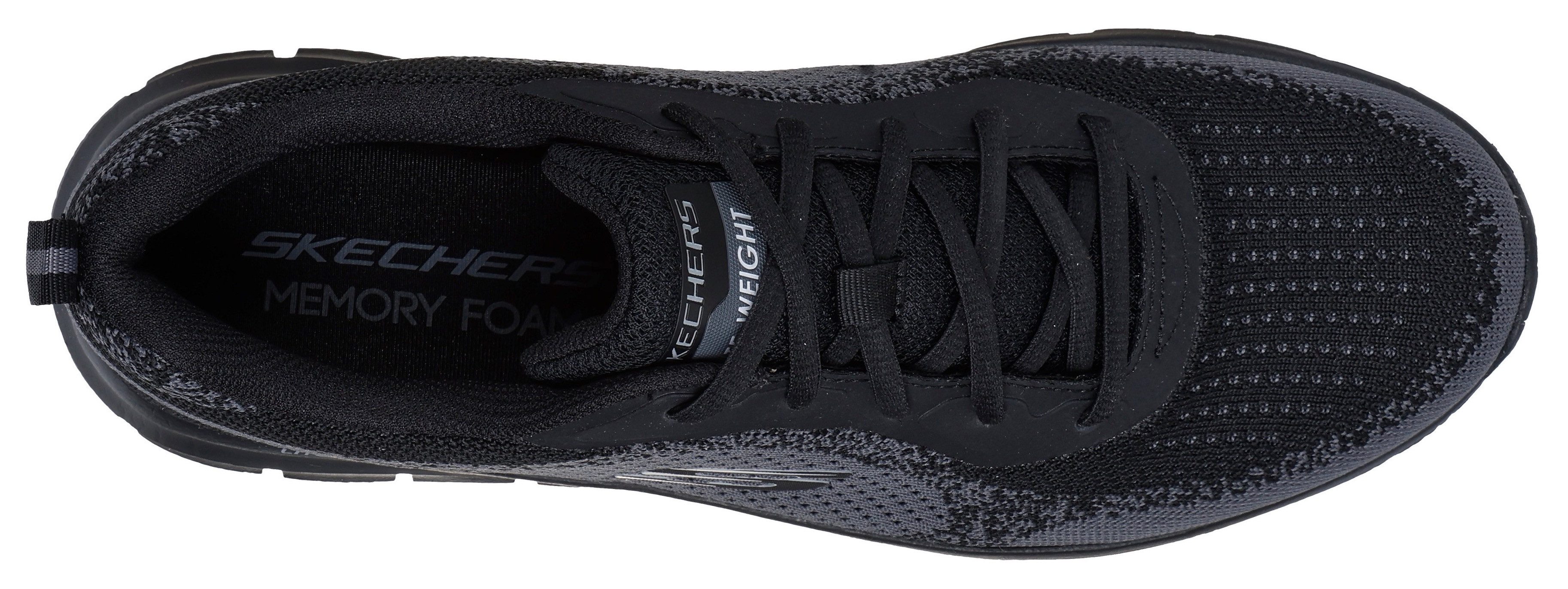 Skechers Sneakers TRACK-GLENDOR Trainingsschoenen, veterschoenen, vrijetijdsschoen met memory foam