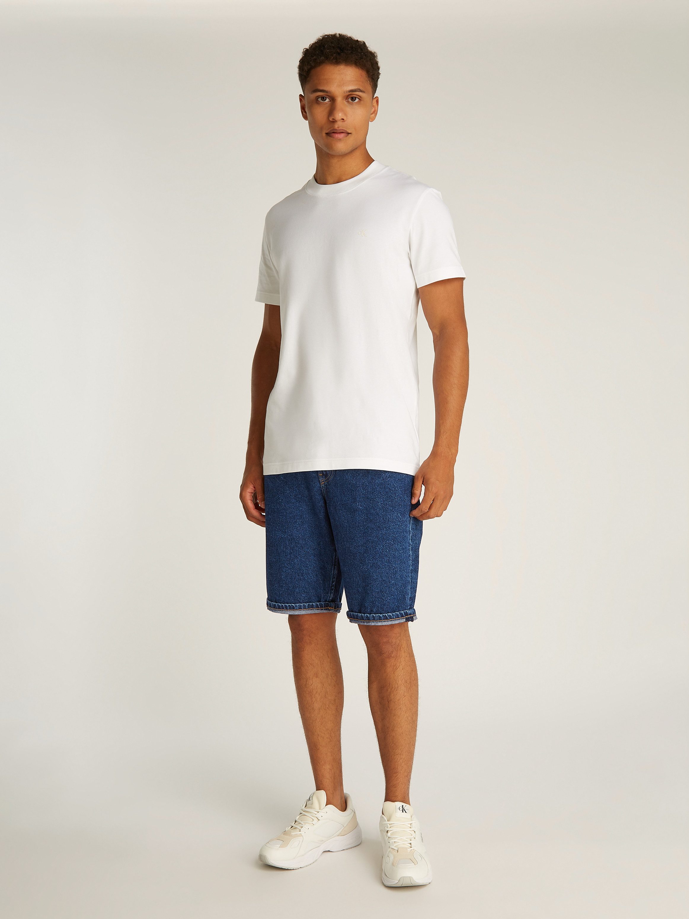 Calvin Klein Short REGULAR SHORT in donkerblauwe wassing