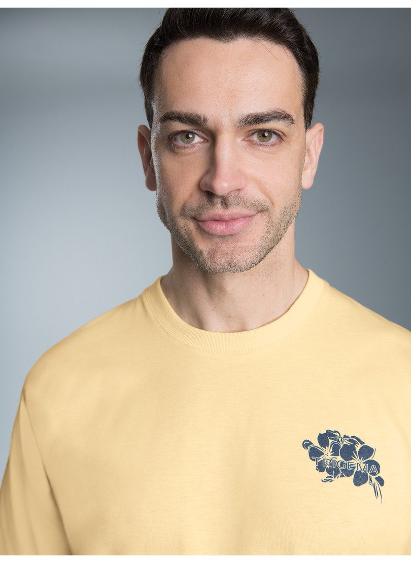Trigema T-shirt TRIGEMA T-shirt met grote achterkant-print (1-delig)