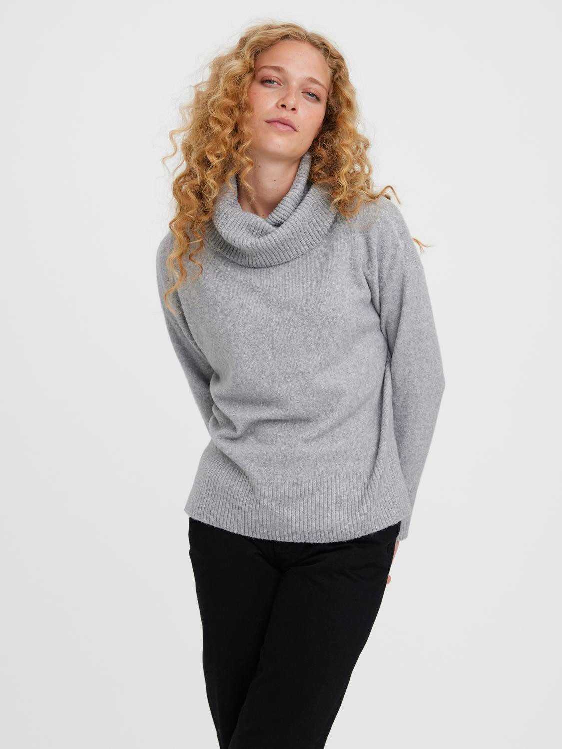 Vero Moda Coltrui VMDOFFY LS COWLNECK BLOUSE GA NOOS