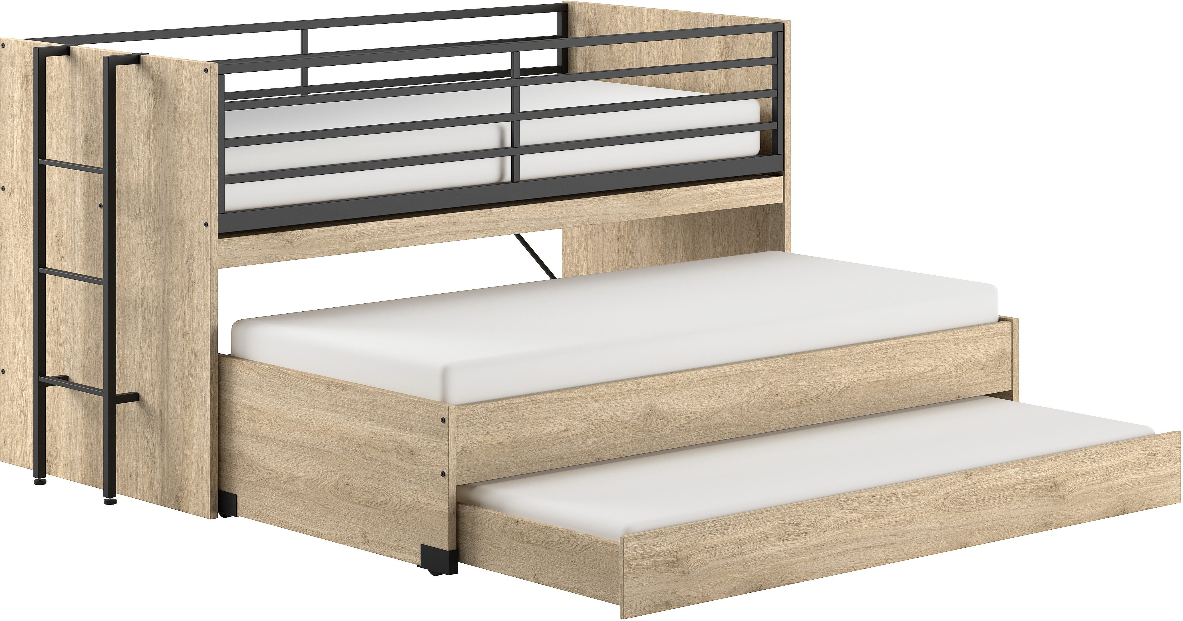 Home affaire Stapelbed Praktisch stapelbed met veel functionaliteit, 2 decors om uit te kiezen