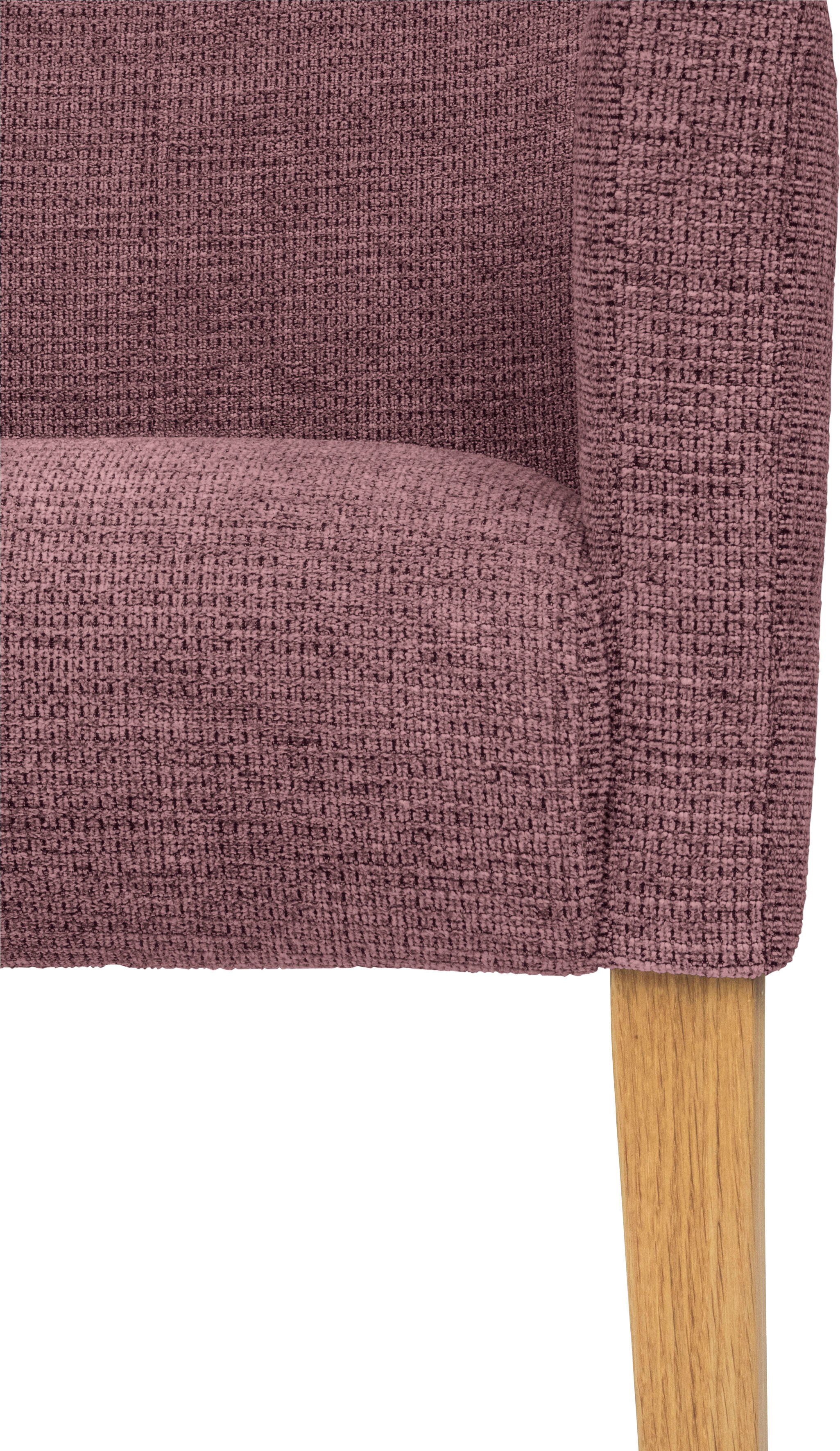Home affaire Stoel met armleuningen King BESTSELLER! Eetkamerstoel met comfortabele bekleding, eetkamerstoel met armleuningen