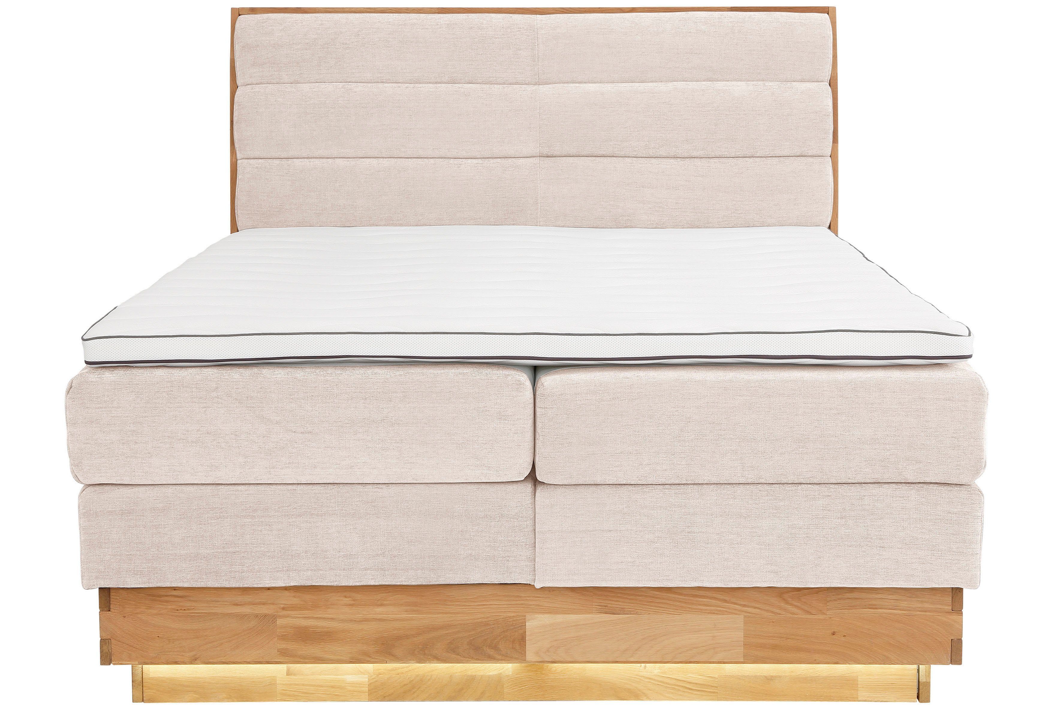 OTTO products Boxspring Ledverlichting, met gecertificeerde, gerecyclede overtrekstoffen