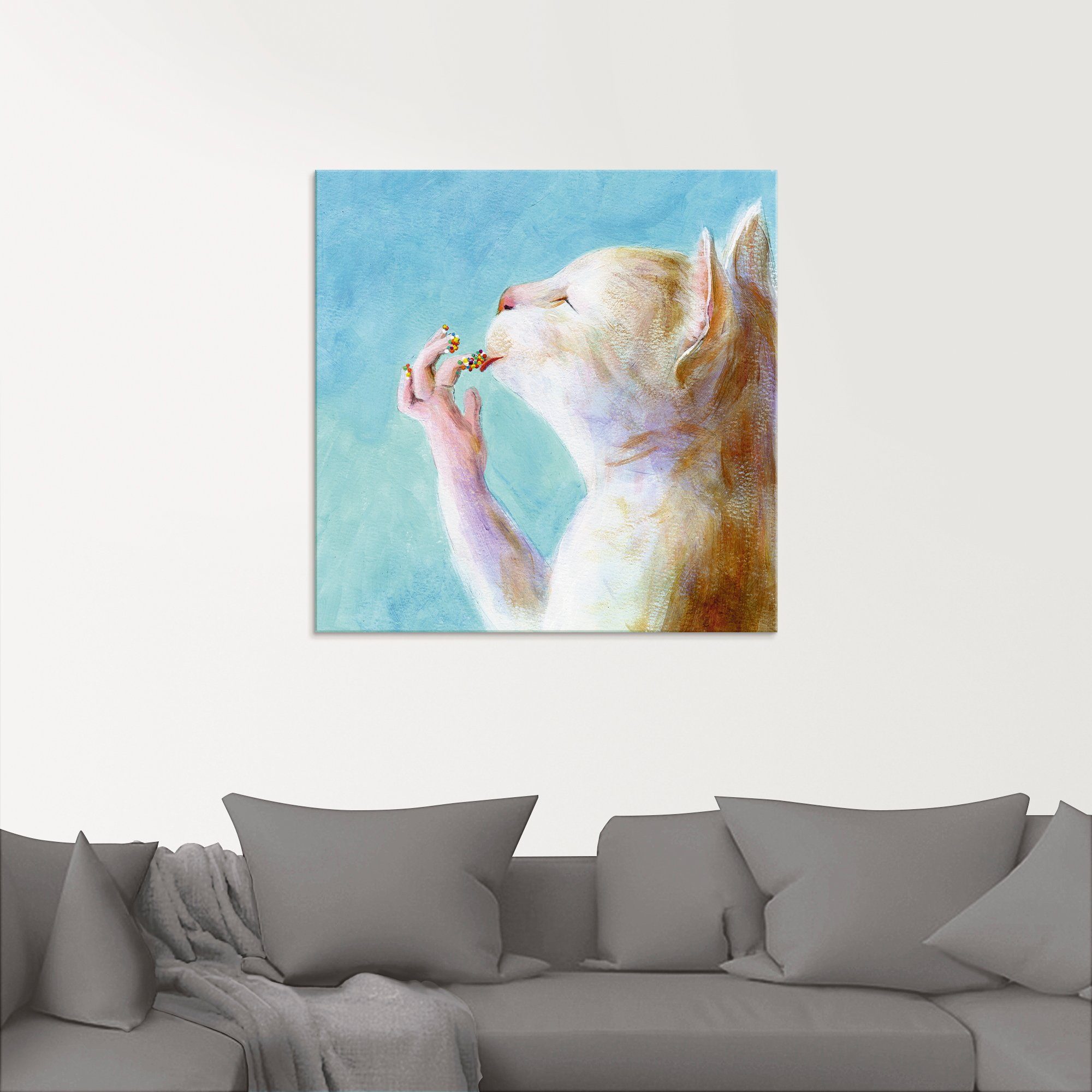 Artland Print op glas Zoetekauw in verschillende maten