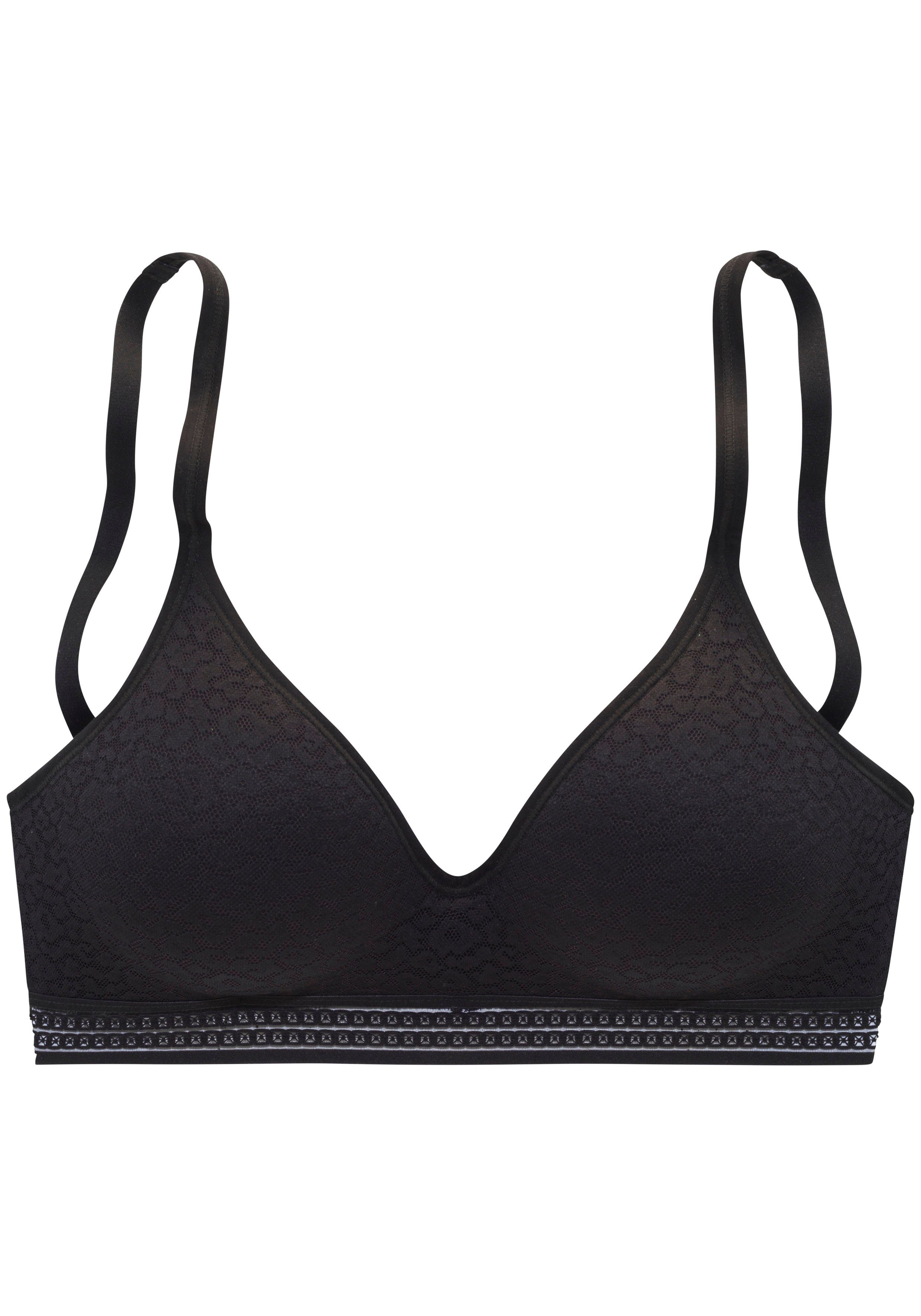 Lascana Bralette-bh Freya zonder beugel met ingebouwd push-up kussen, lingerie