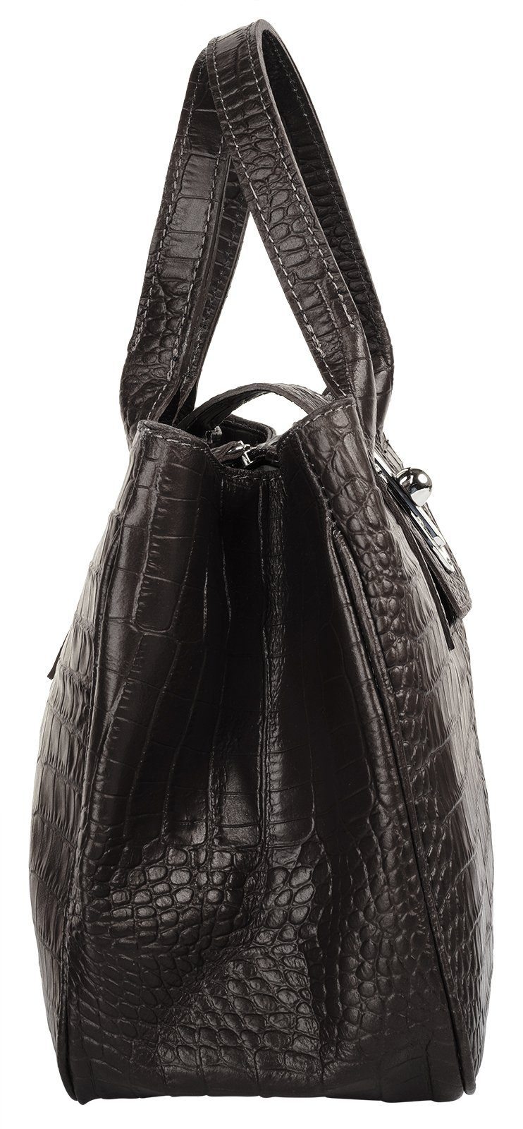 Cluty Tas echt leer, made in italy (1-delig)
