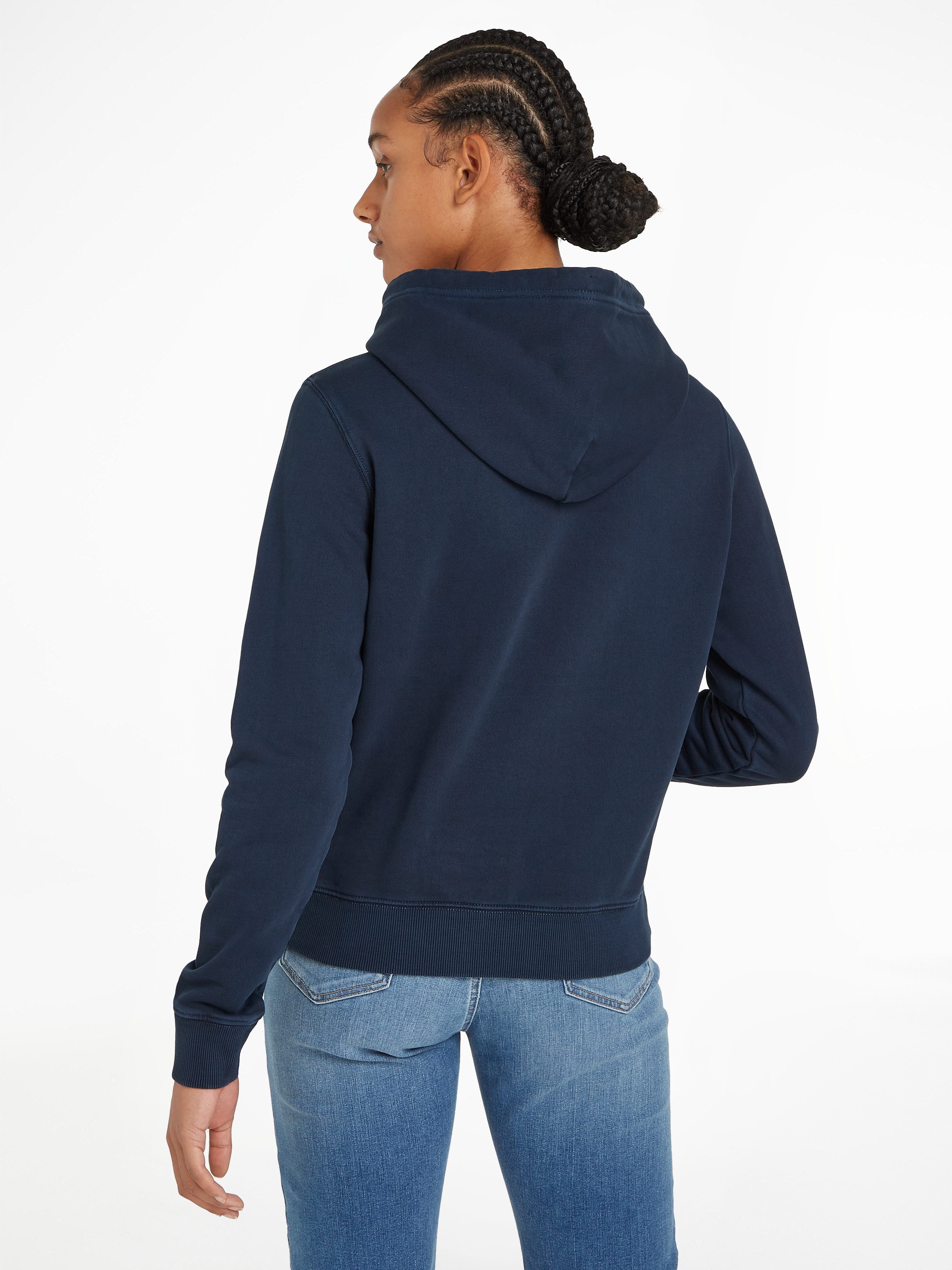 TOMMY JEANS Hoodie TJW REG TOMMY FLAG HOODIE EXT met capuchon, tommy jeans logo-vlag