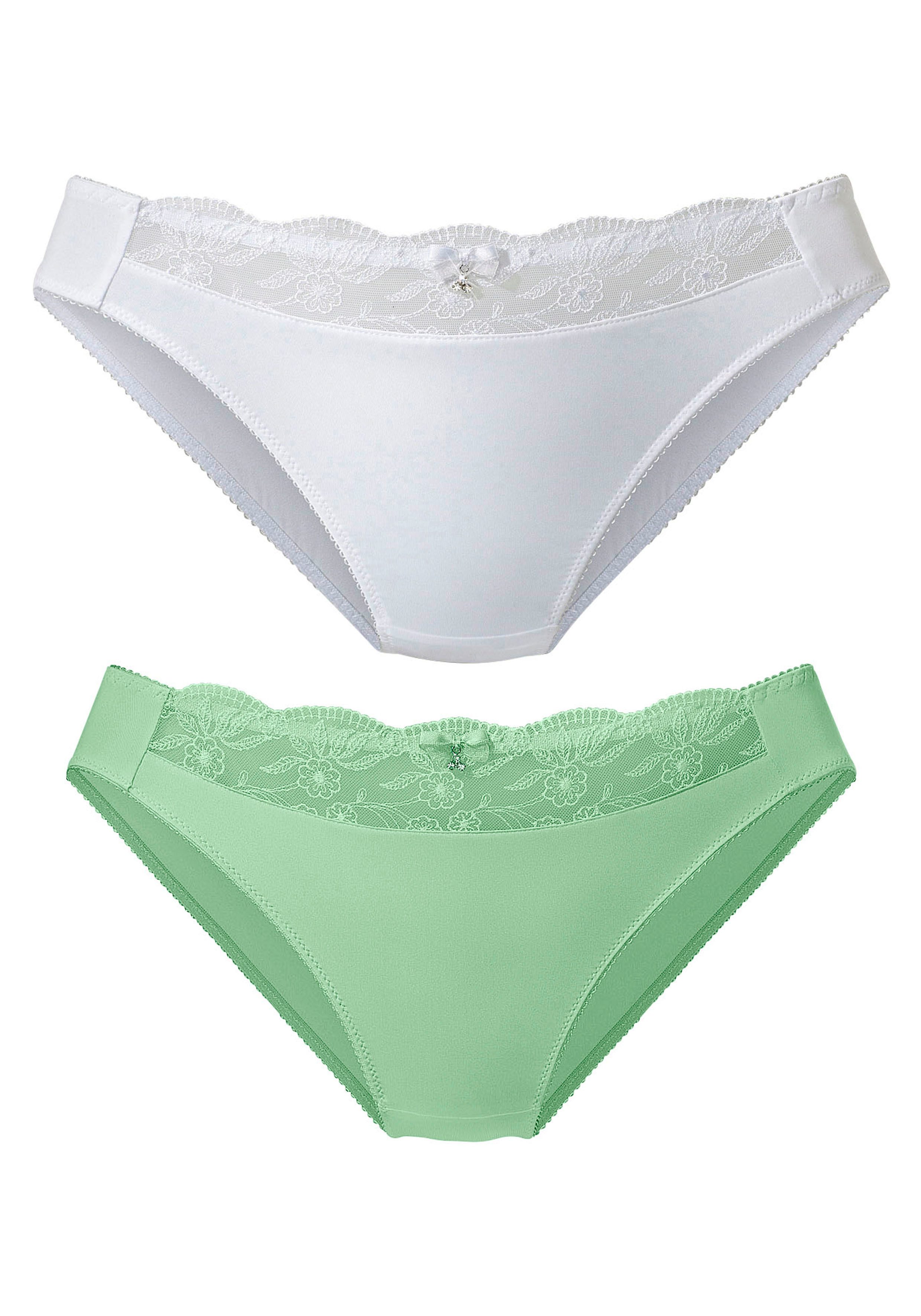 Nuance Slip met mooie borduurkant (set, 2 stuks)
