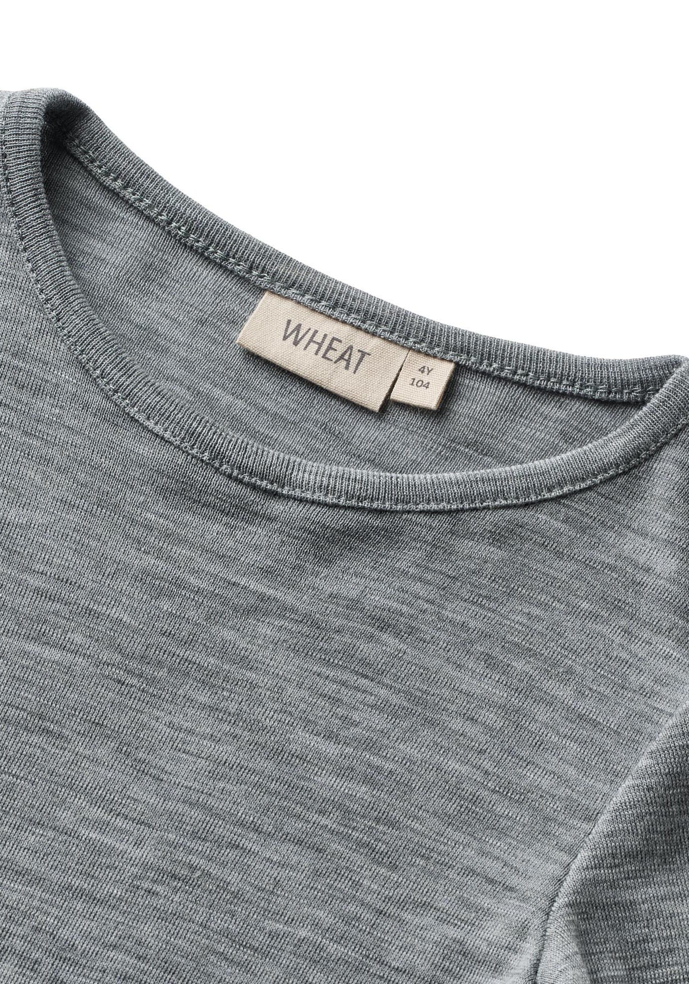 WHEAT Shirt met lange mouwen Wool T-Shirt L/S Alfie