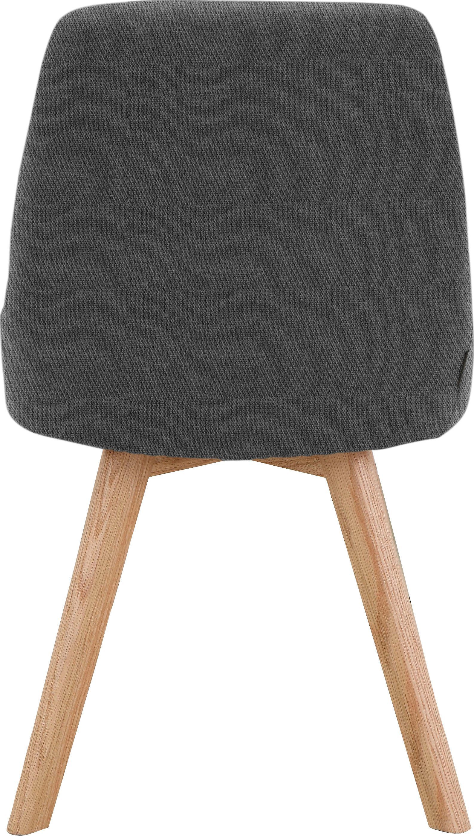 INOSIGN Eetkamerstoel Dilla, TOPSELLER! in sets van 1 en 2, bekleding van geweven stof, zithoogte 48 cm, keukenstoel