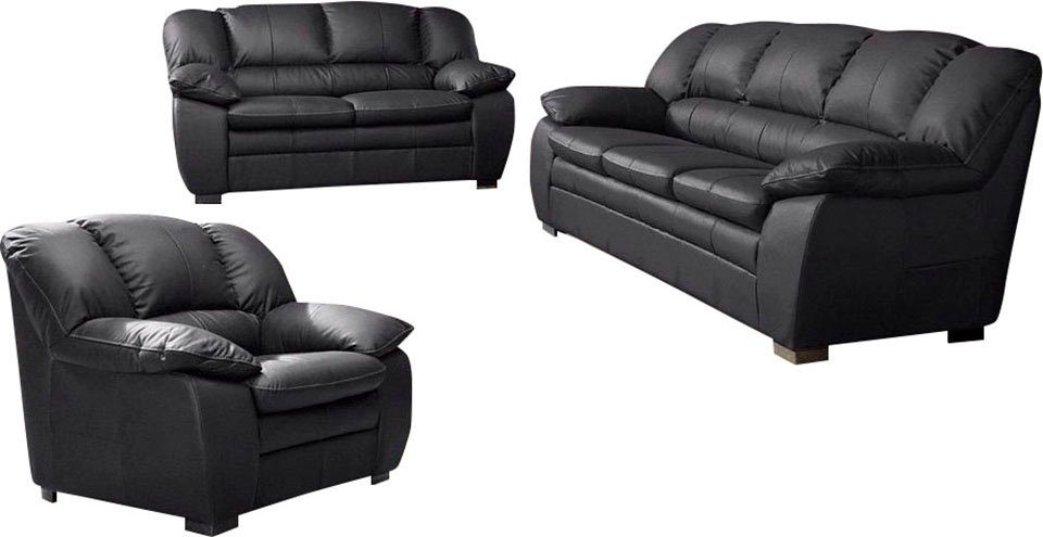 COTTA Zithoek Casino Set: fauteuil, 2-zitsbank, 2,5-zitsbank (set, 3-delig)