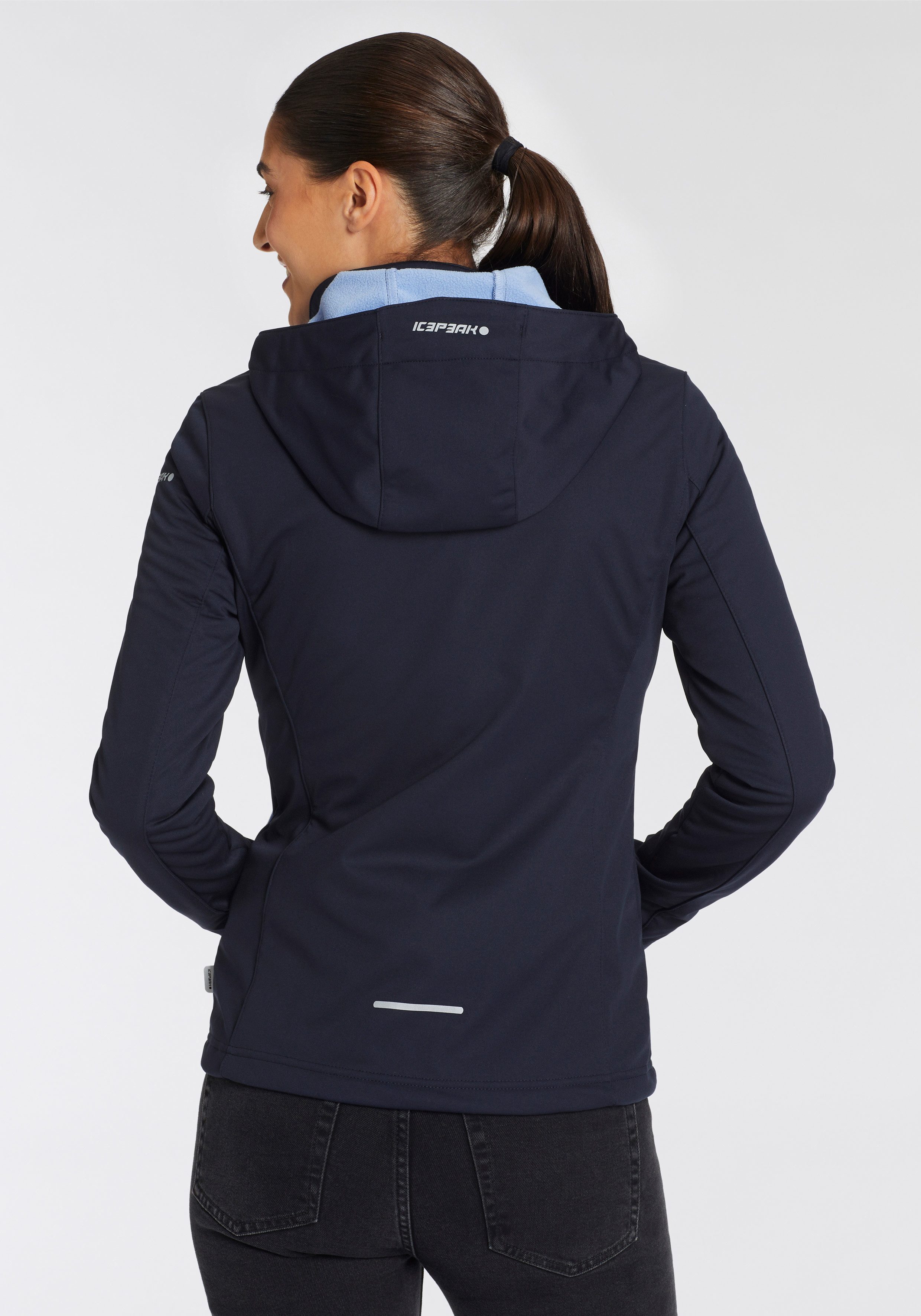 Icepeak Softshell-jack D SOFTSHELLJAS BOISE Waterdicht & Winddicht (1 stuk)