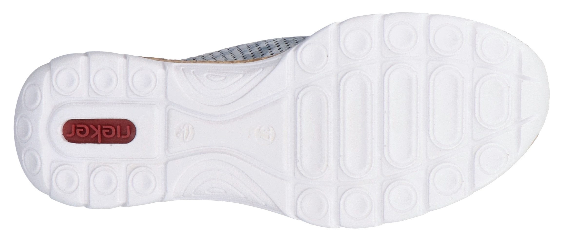 Rieker Slip-on sneakers Slipper, instapschoen met memo soft uitrusting