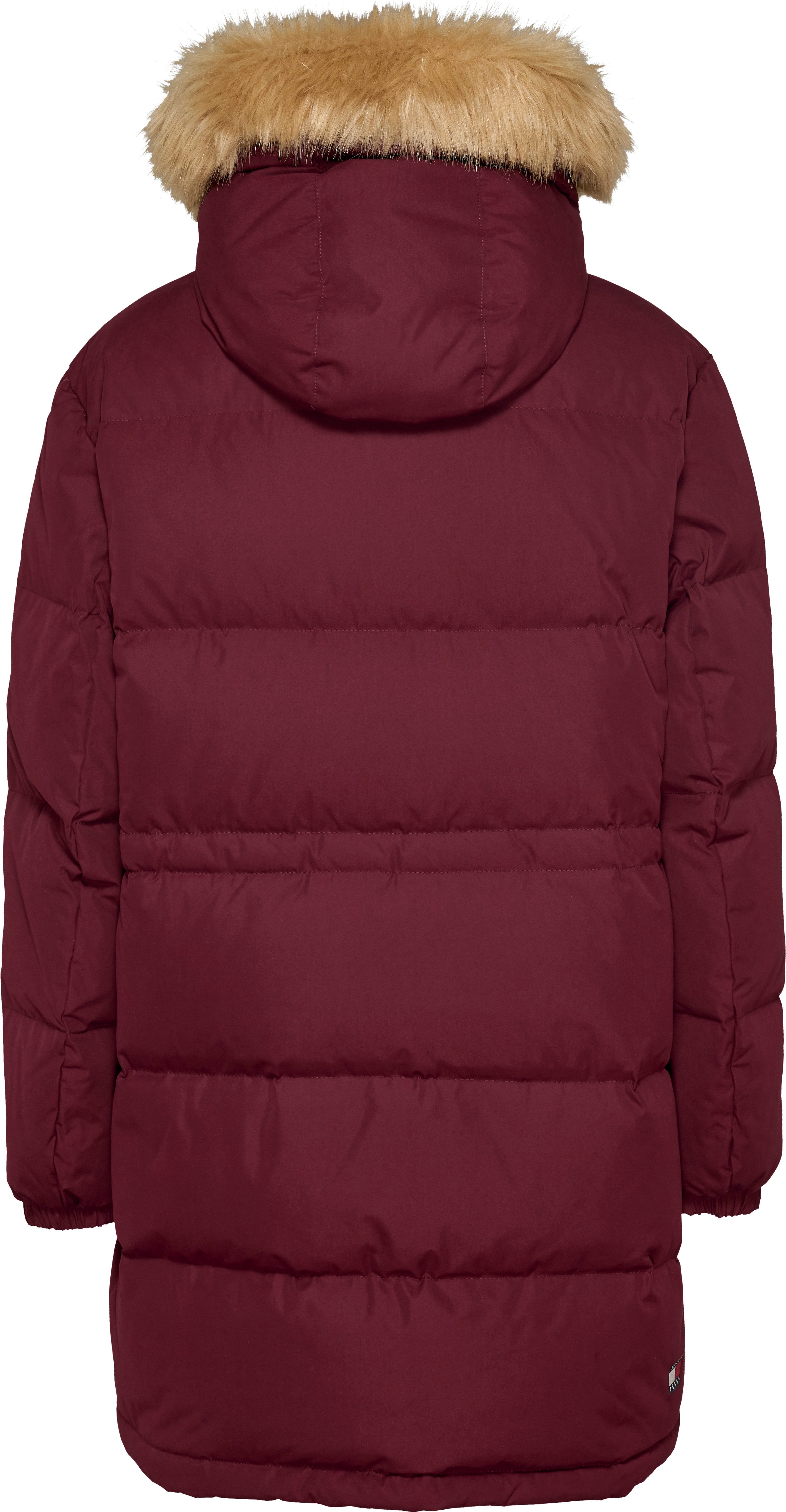 TOMMY JEANS Gewatteerde jas TJW MIDI ALASKA FAUX FUR