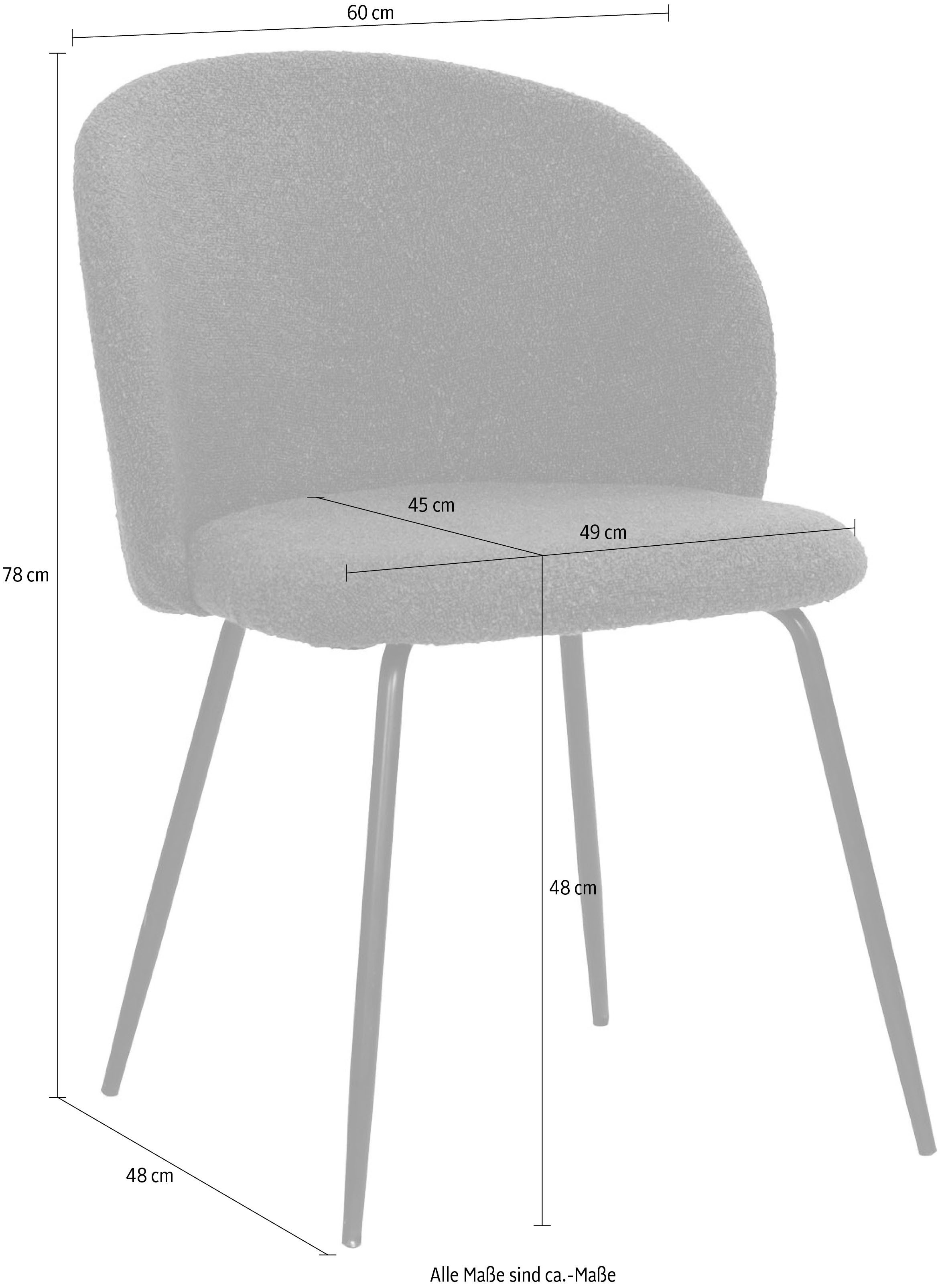 SIT Stoel met 4 poten Öko-Tex gecertificeerd (set, 2 stuks)