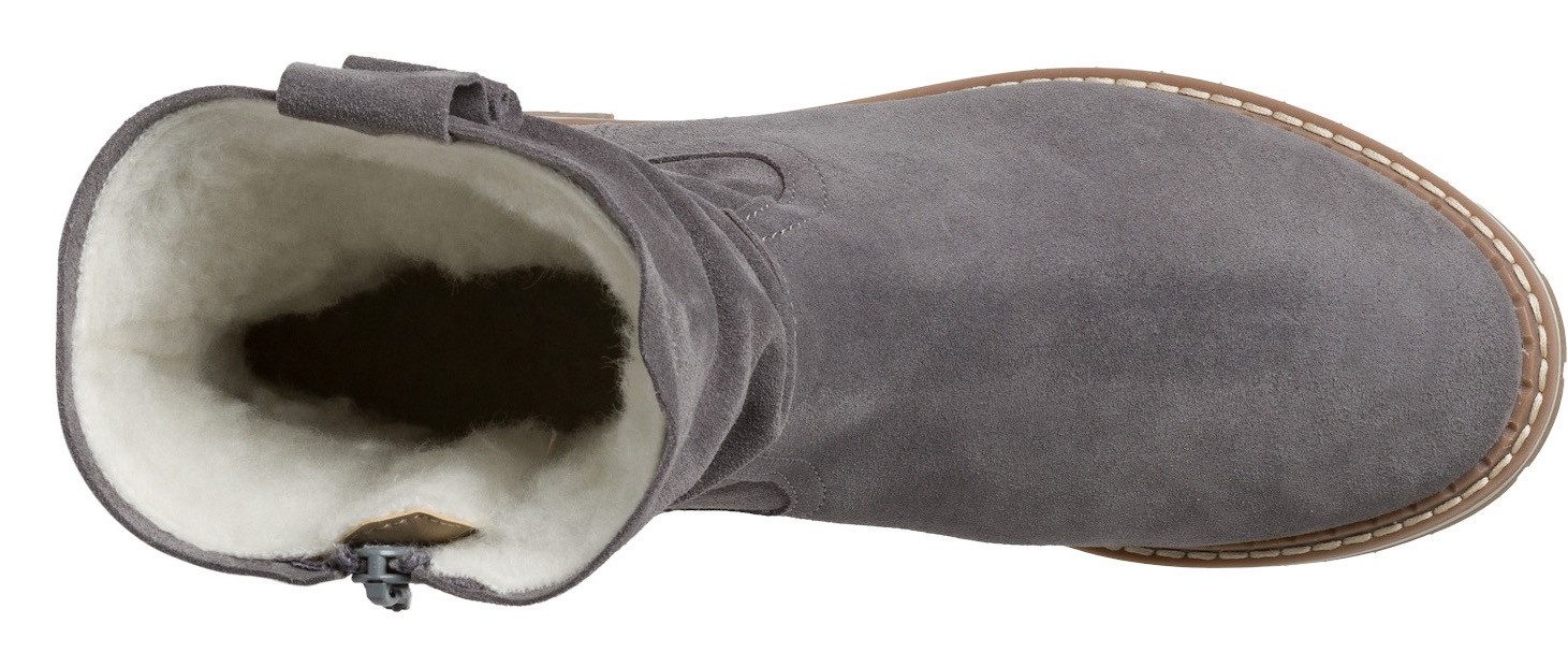 Tamaris Winterlaarsjes hakken, winterlaarzen, enkellaars met duo tex-uitrusting