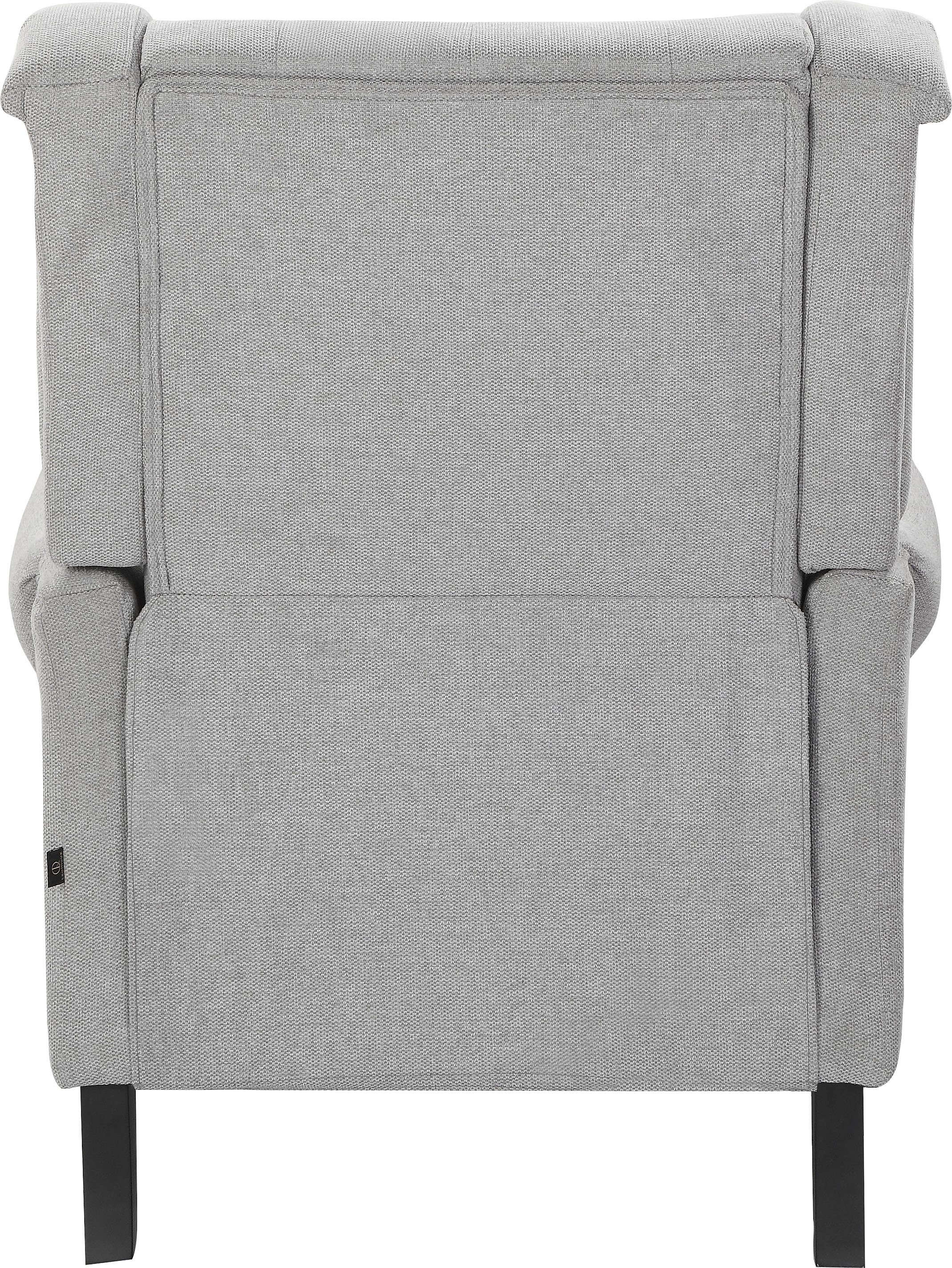 Leonique Oorfauteuil Childebert met verstelling, zacht verdikte zitting en rugleuning, zithoogte 49,5 cm (1 stuk)