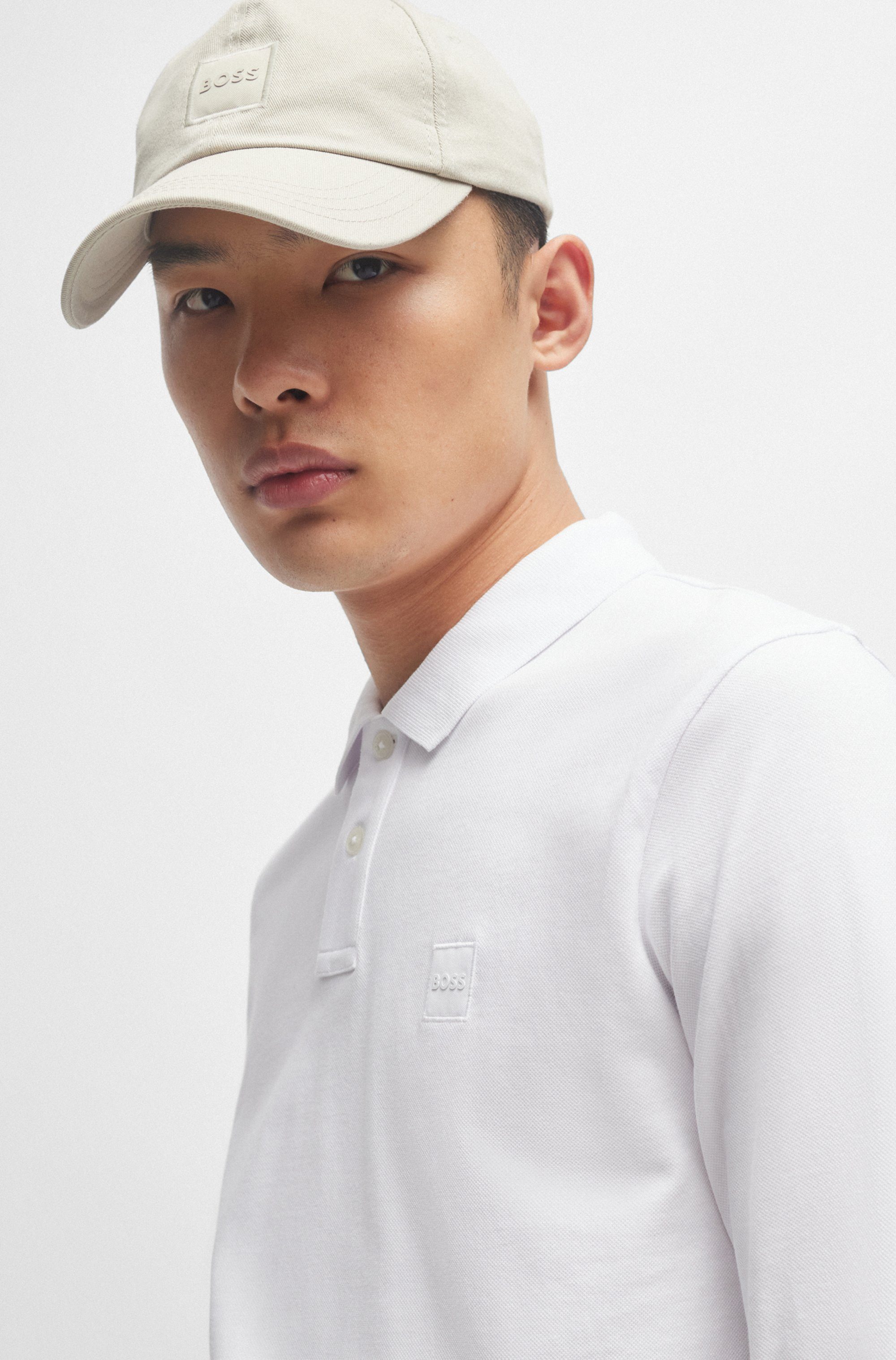 Boss Orange Poloshirt Passerby met boss badge