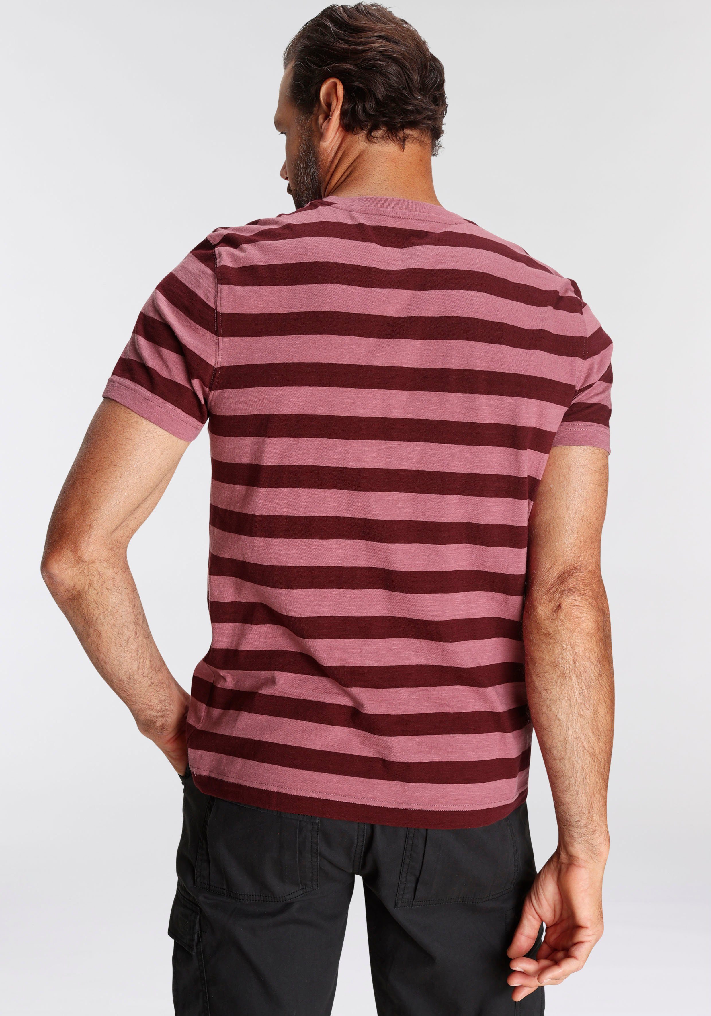 Man's World T-shirt met borstprint