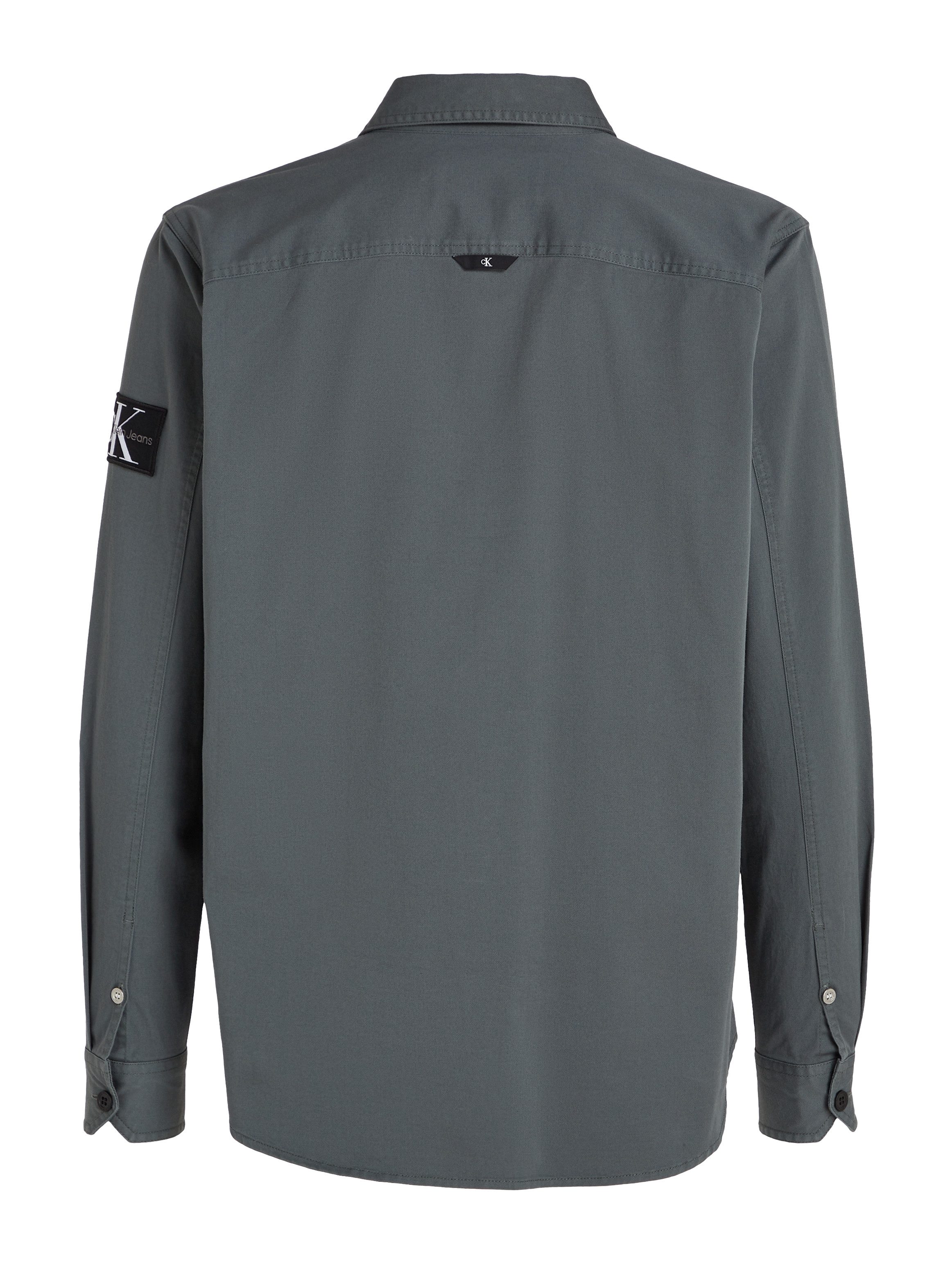 Calvin Klein Overhemd met lange mouwen MONOLOGO BADGE RELAXED SHIRT