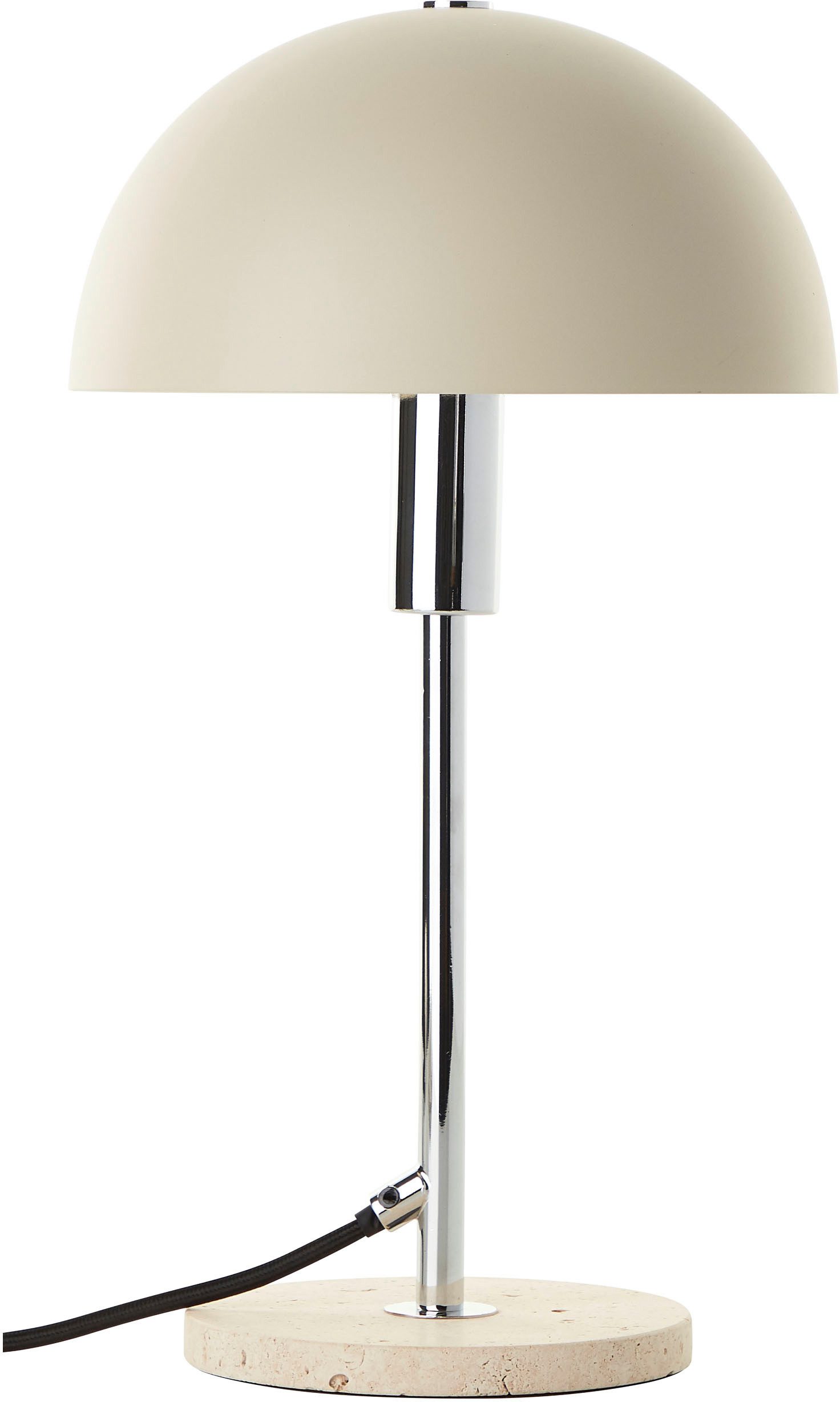LeGer Home by Lena Gercke Tafellamp Linnea paddenstoel lamp - travertijn steenvoet Paddenstoel lamp, tafellamp, hoogte 35,5 cm, natuursteen, paddenstoellamp (1 stuk)