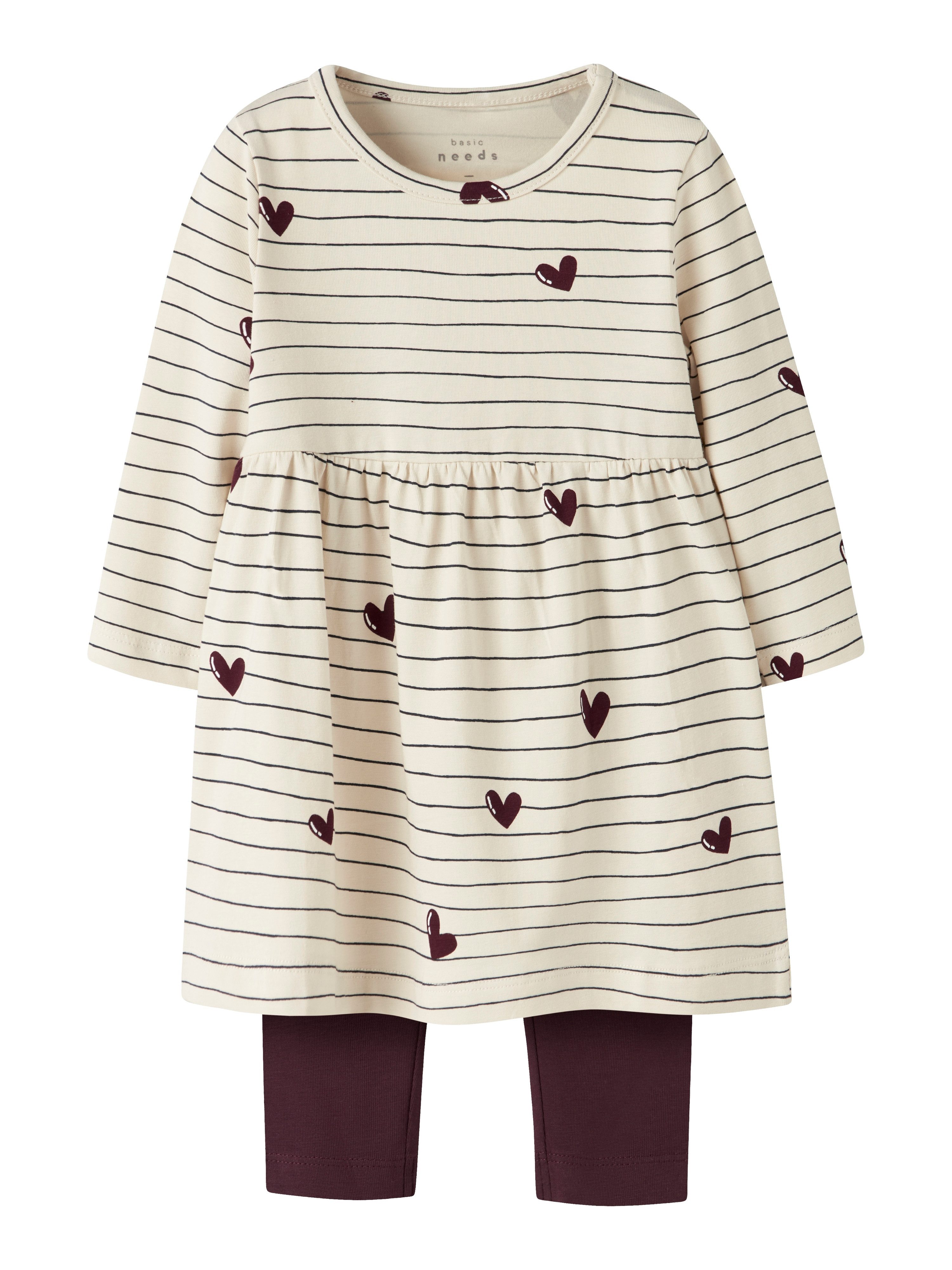 Name It Midi-jurk NBFVANDORA LS DRESS SET W LEGGING (set, 2-delig)