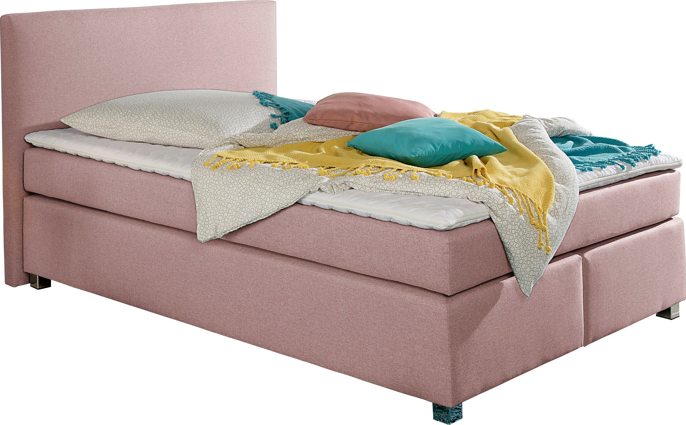 INOSIGN Boxspring Eliana incl. topmatras, in 4 breedten, 3 matrassoorten en 2 hardheden