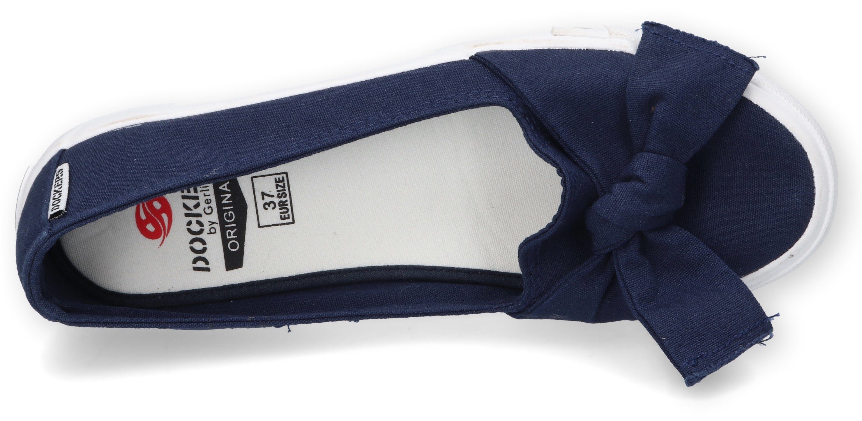 Dockers by Gerli Sneaker-ballerina’s Vrijetijdsschoen met opvallende strik