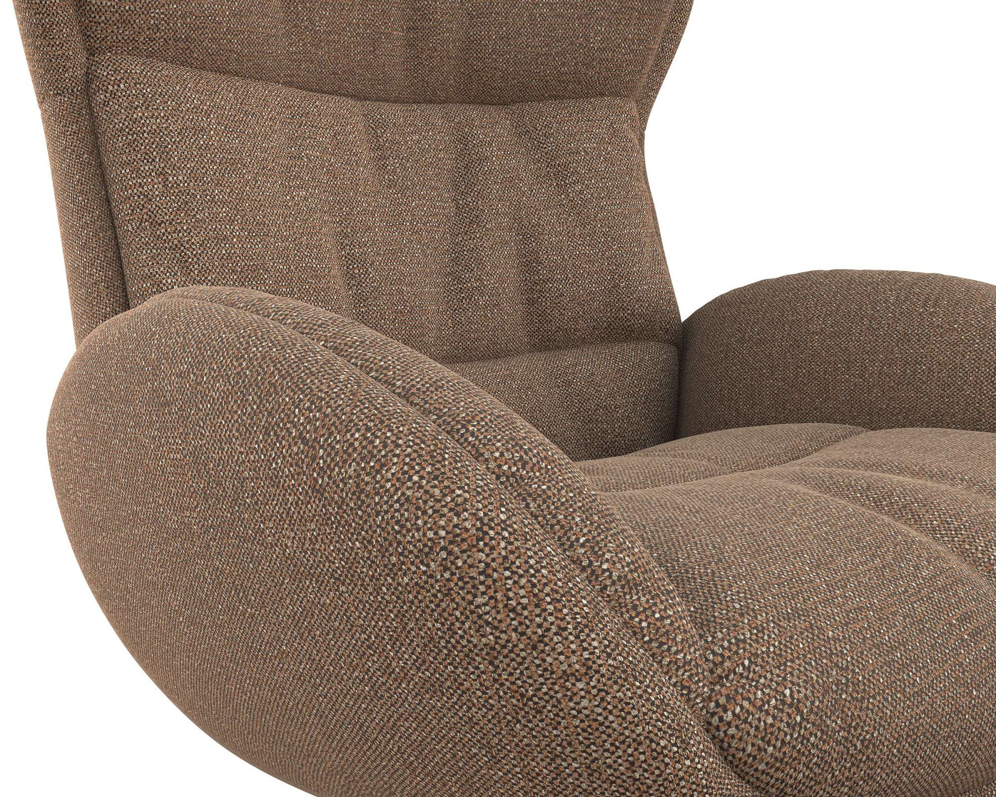 FLEXLUX Relaxfauteuil Haze, TV-stoel, fauteuil, stoffeerstoel Rugdeelverstelling, draaibaar, voet van aluminium