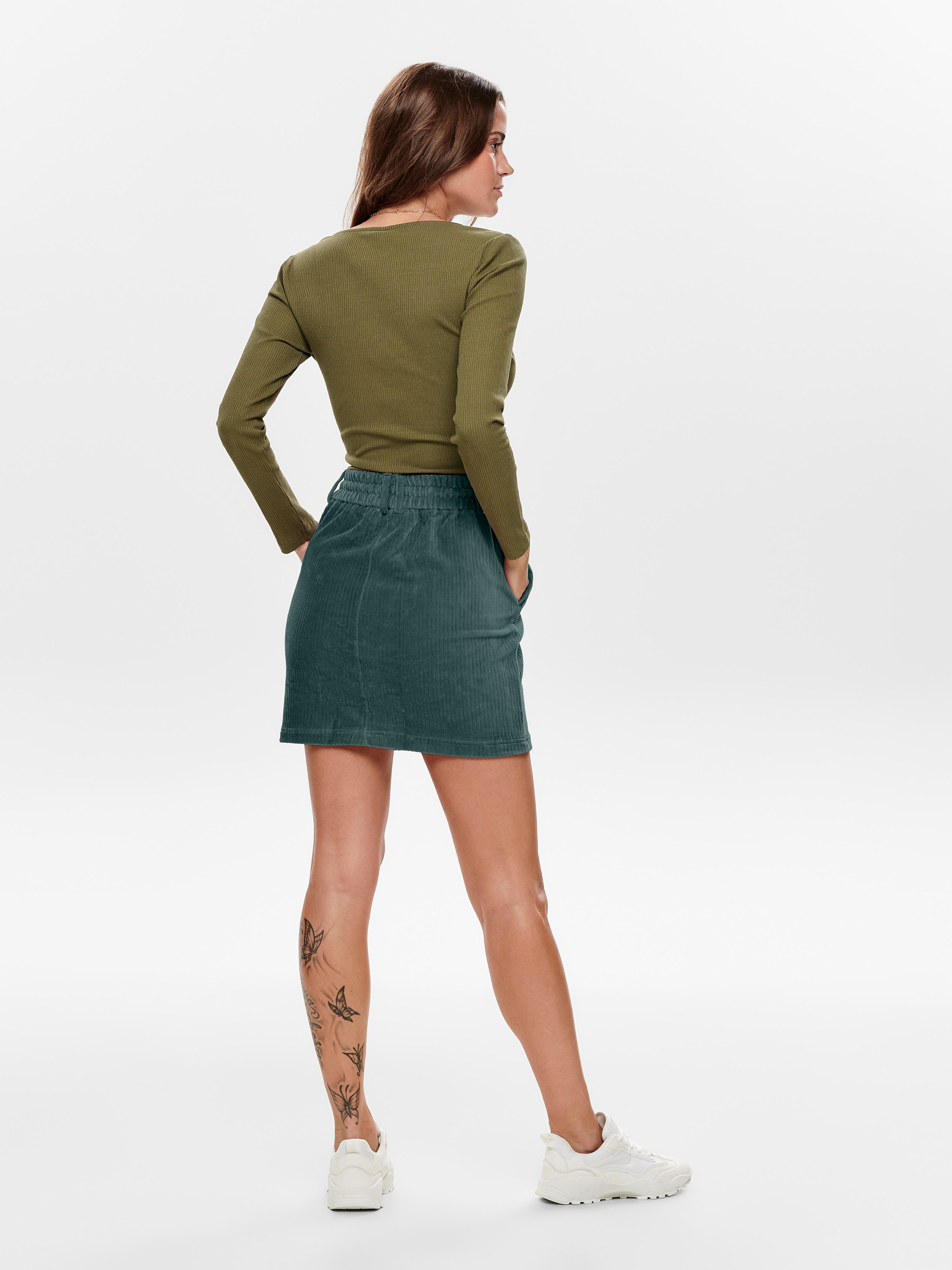 Only Cordrok ONLPOPTRASH CORDEROY SKIRT PNT