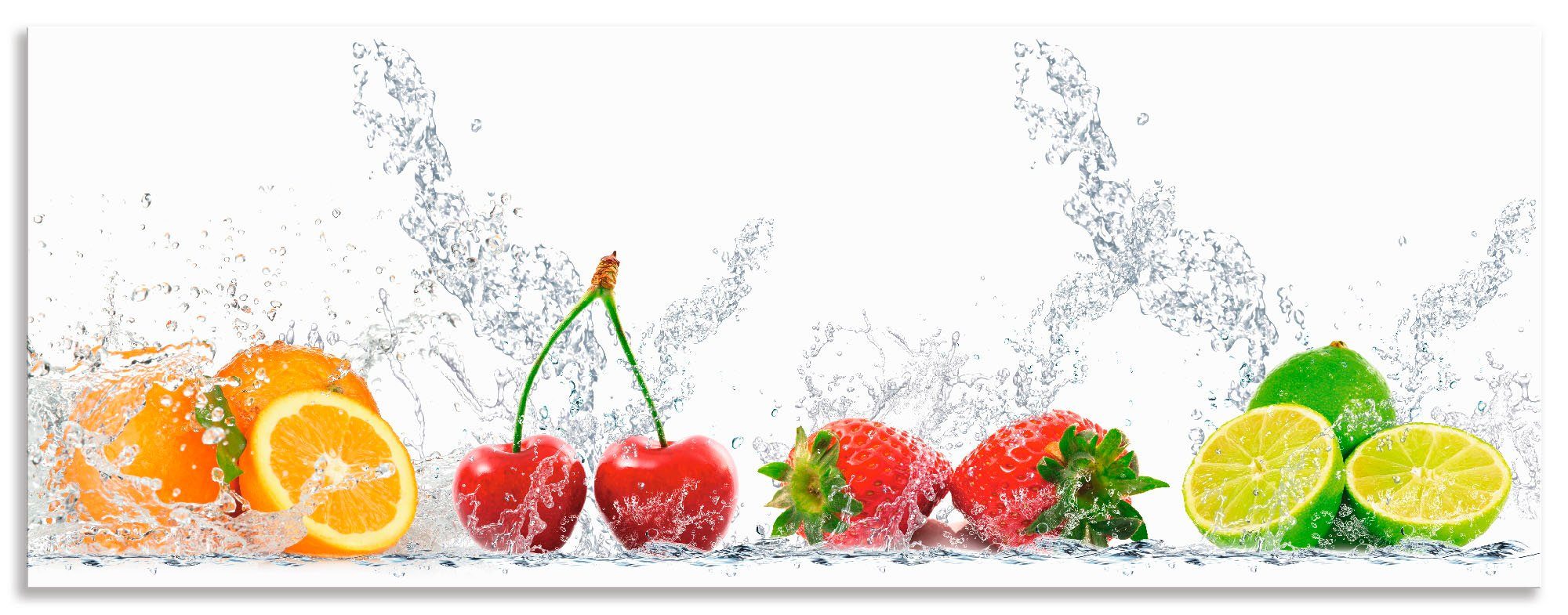 Artland Keukenwand Fruitig verfrissend gezond vruchtenmix zelfklevend in vele maten - spatscherm keuken achter kookplaat en spoelbak als wandbescherming tegen vet, water en vuil -
