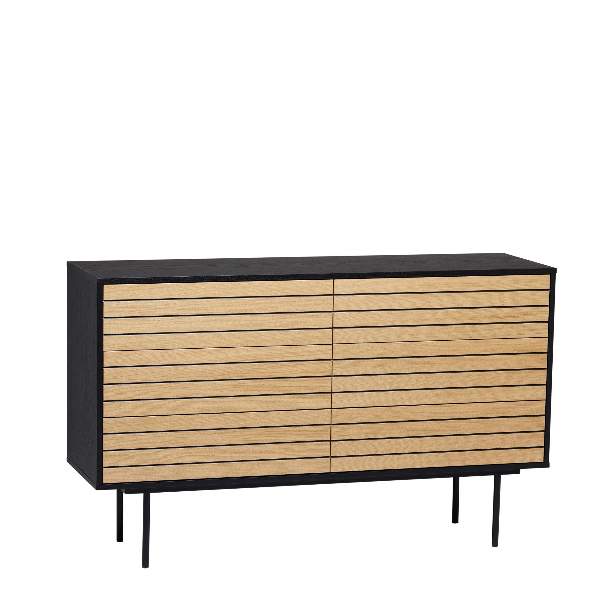 Woodman Ladekast Stripe uniek ontwerp, 6 laden, breedte 140 cm